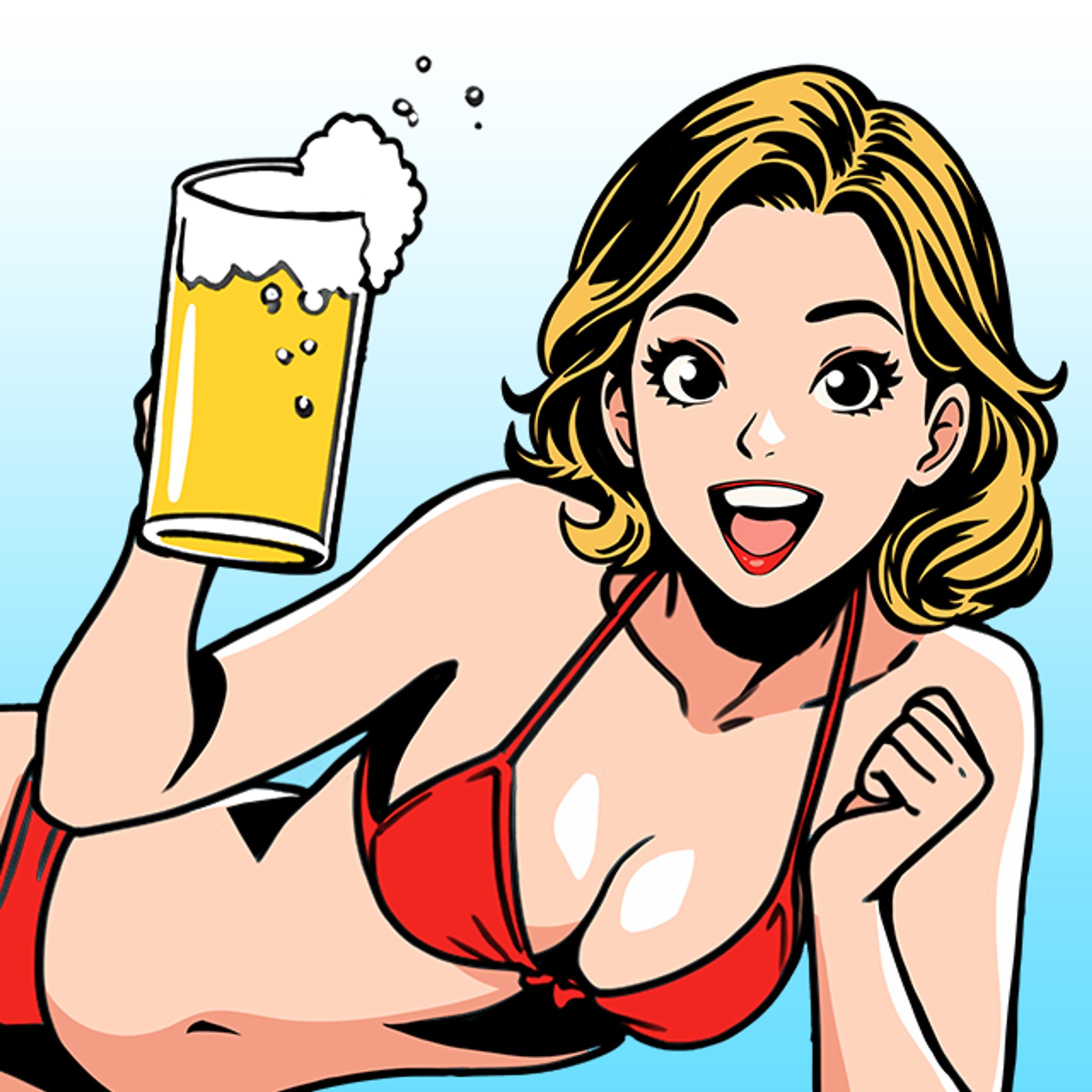 飲食店スタッフTシャツイラスト-1