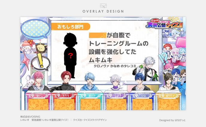 いれいす│オーバーレイ│【社内調査】これって誰の裏話？暴露あり！いれいす裏側公開クイズ！！