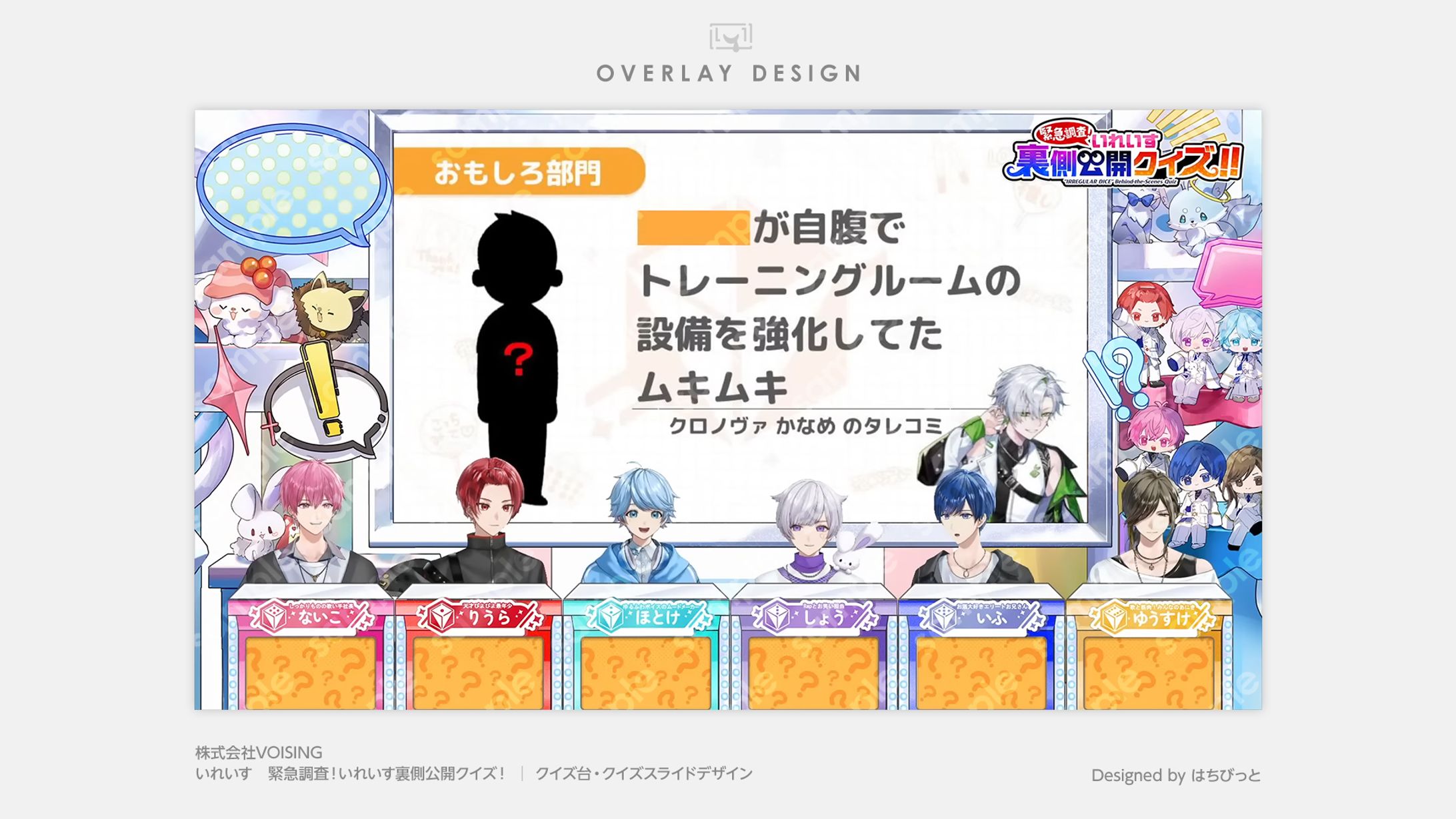 いれいす│オーバーレイ│【社内調査】これって誰の裏話？暴露あり！いれいす裏側公開クイズ！！-1