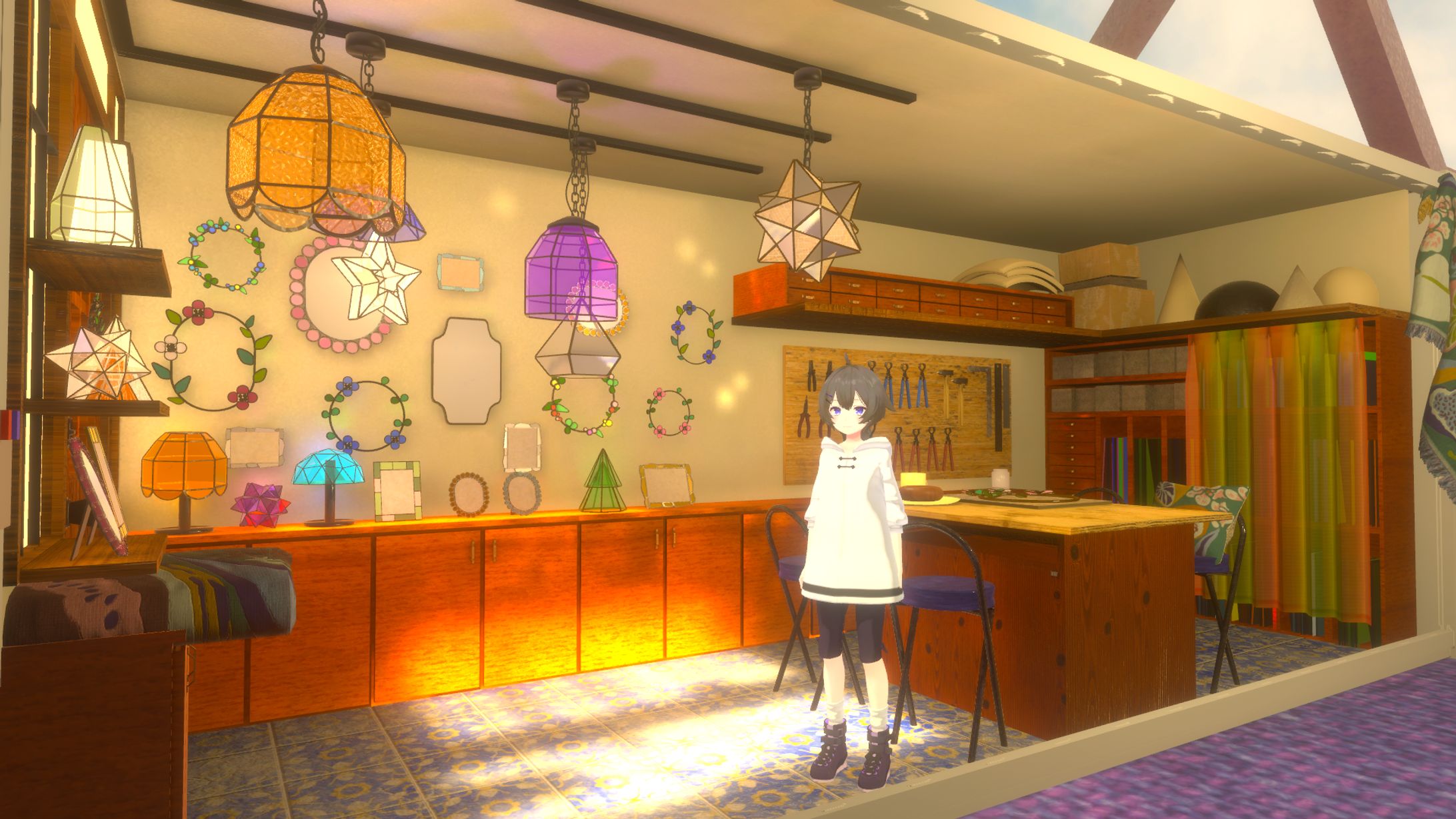 アトリエ（Atelier of Stained Glass） （VRChatワールド）-1