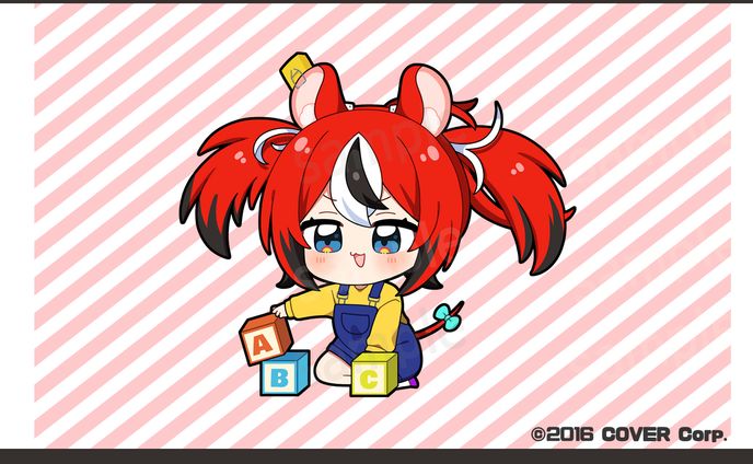 ホロライブEN　ハコス・ベールズ　配信用SDイラスト