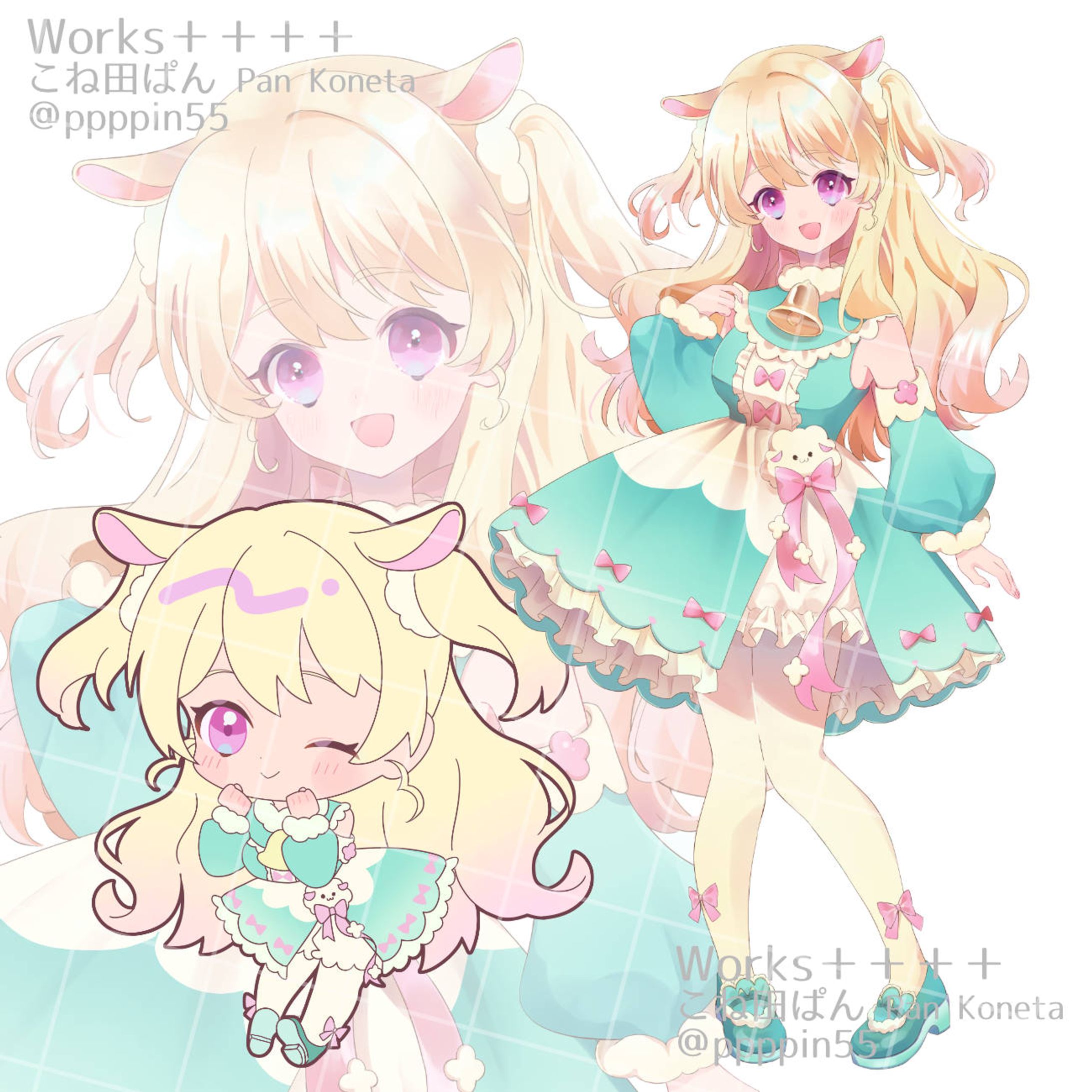 羊佐もこさま　立ち絵＆SHOWROOM用SD-1