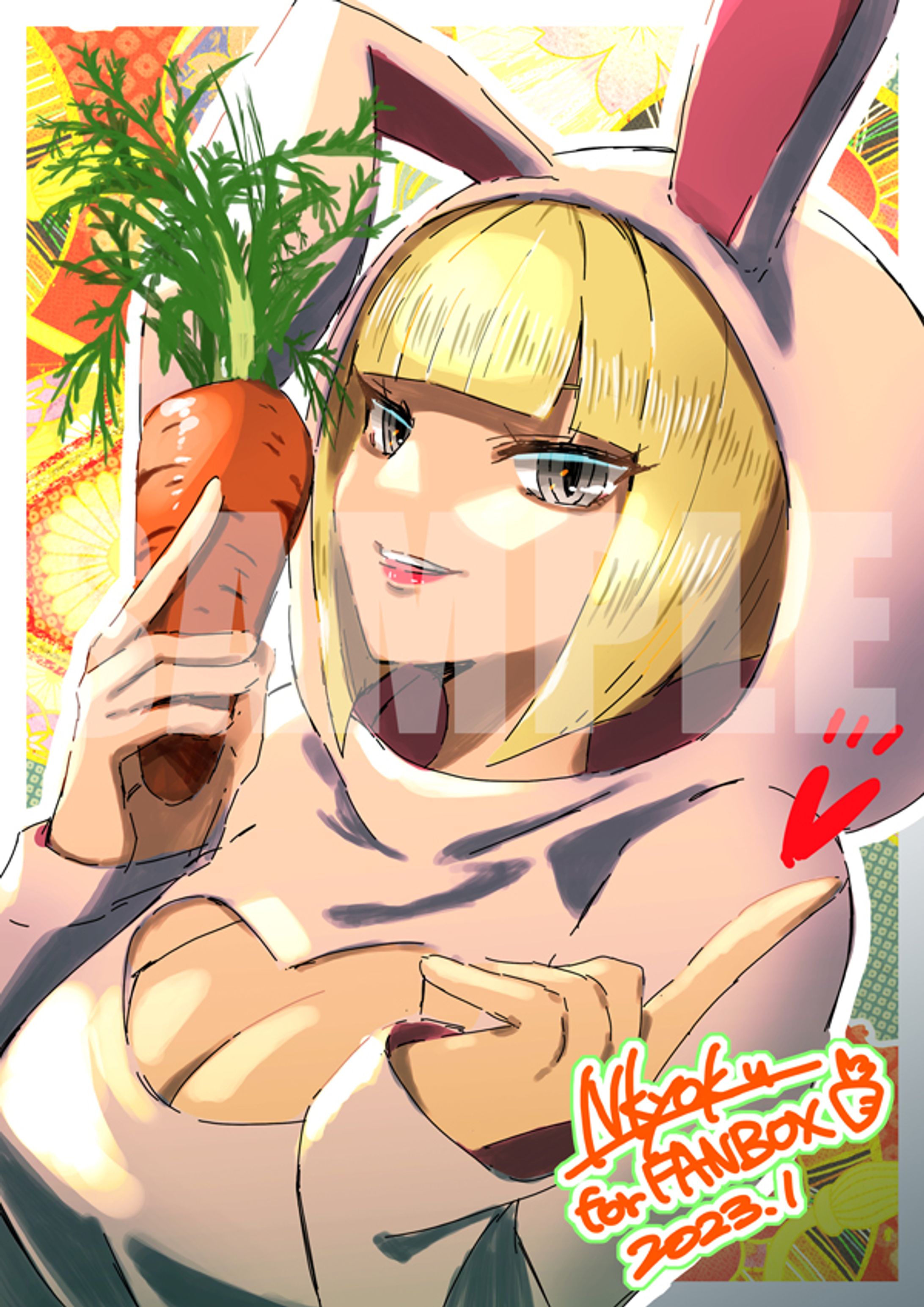 2023新年うさぎなハンターさん💖-1
