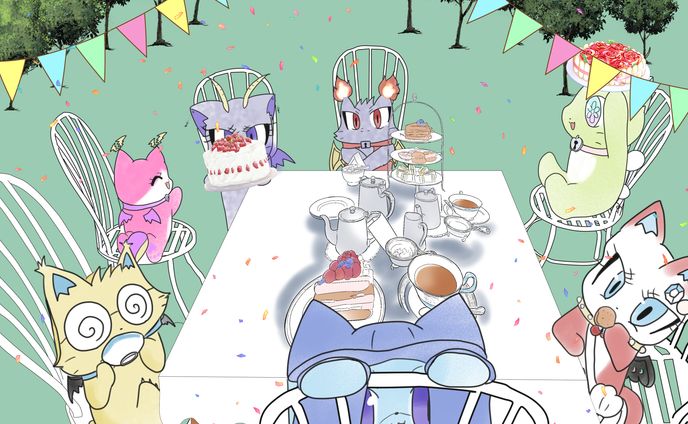 つみねこ2周年