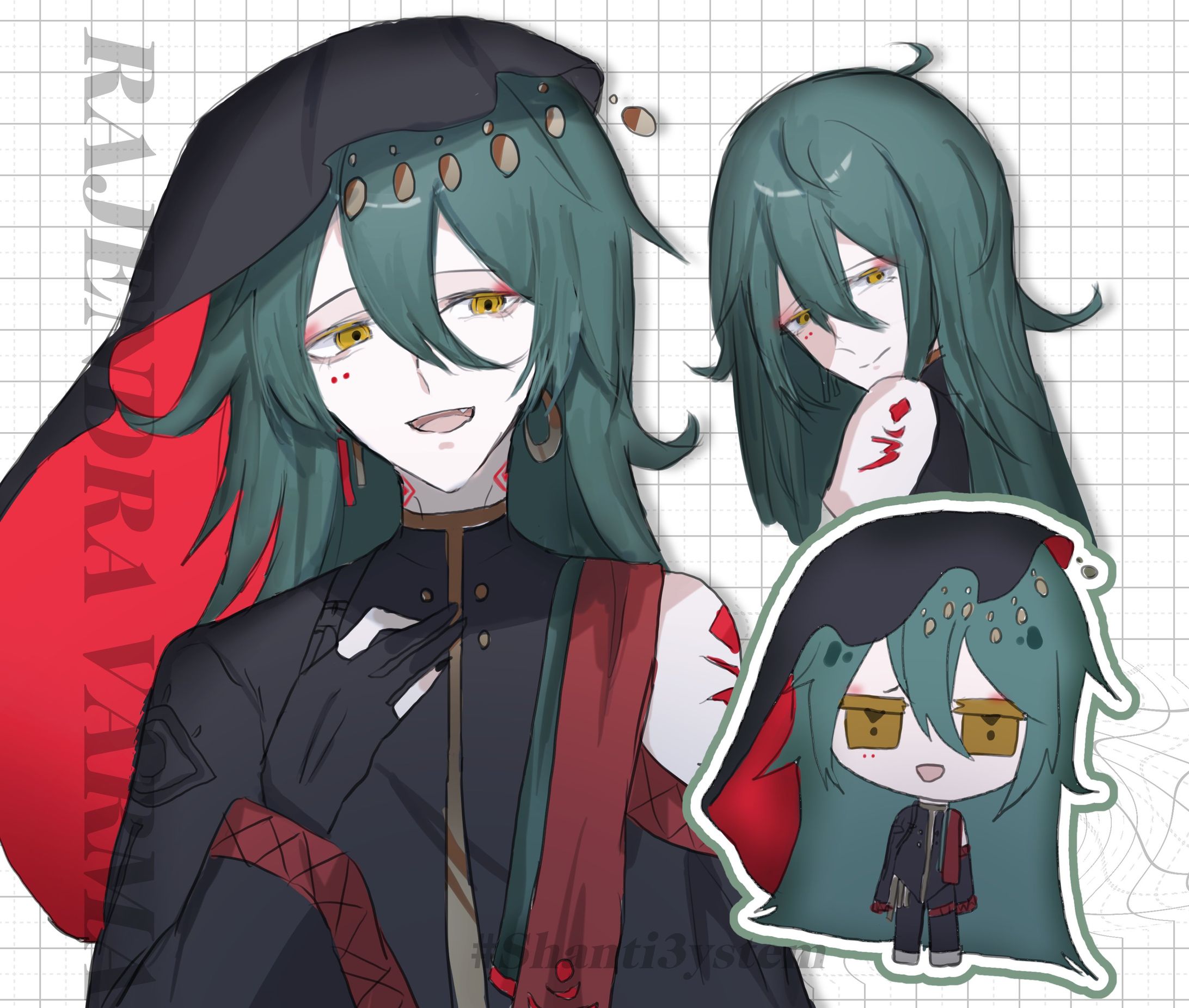 キャラクターデザイン習作②-1