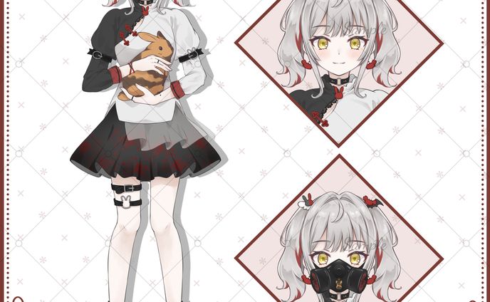 【お仕事】Vtuber活動用立ち絵