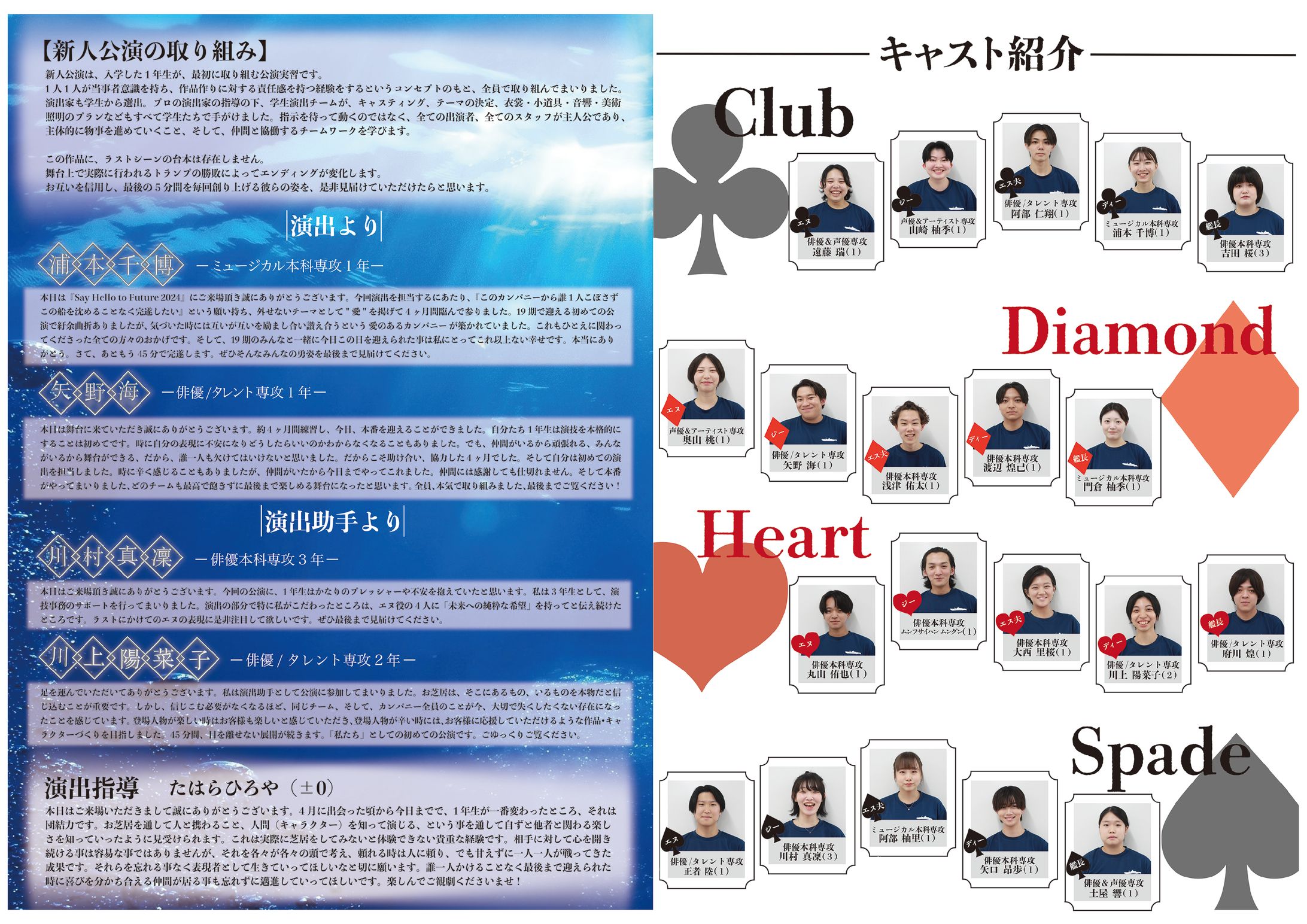 「Say hello to future 2024」フライヤー、パンフレット-1