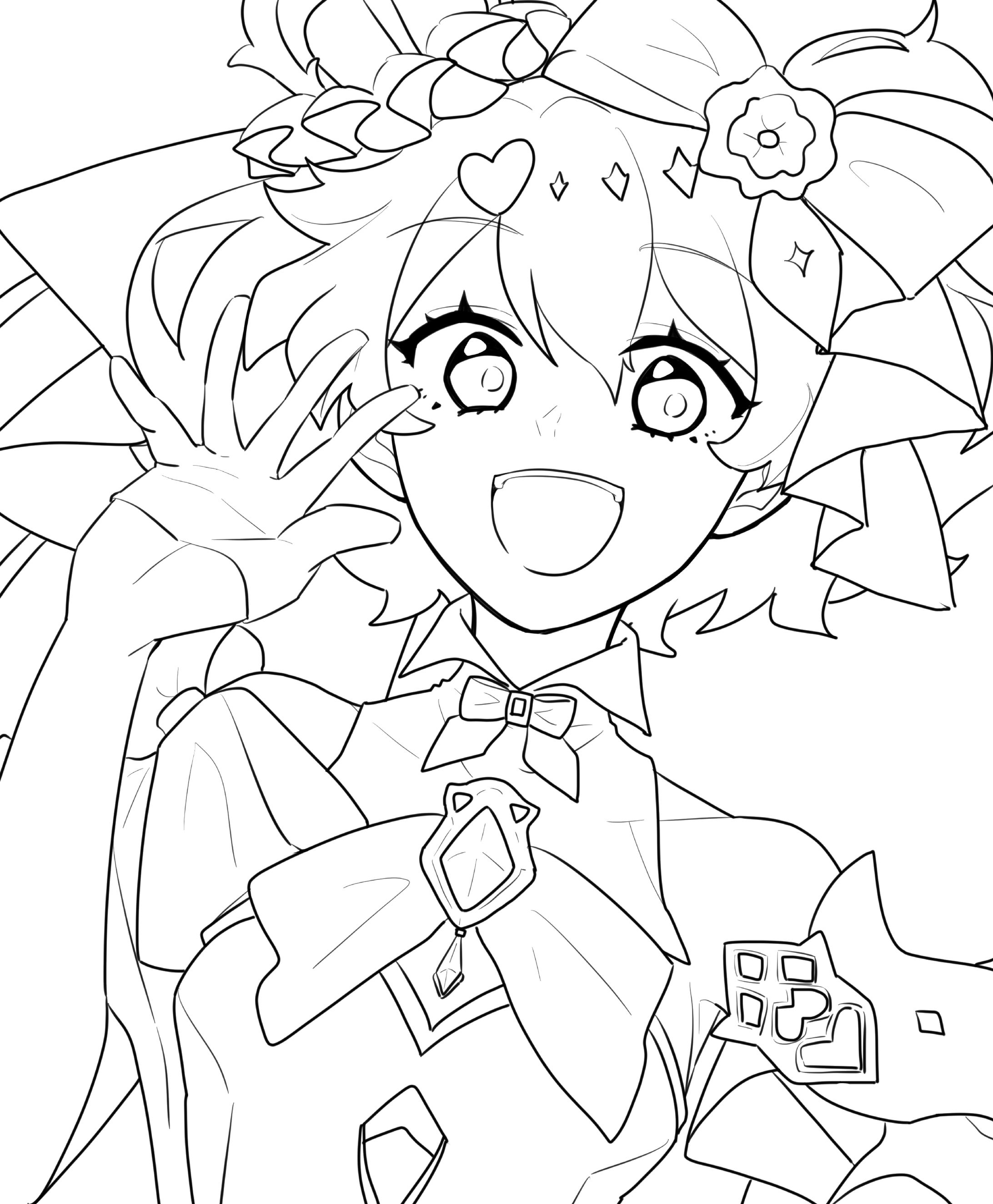 線画（デッサン）-1