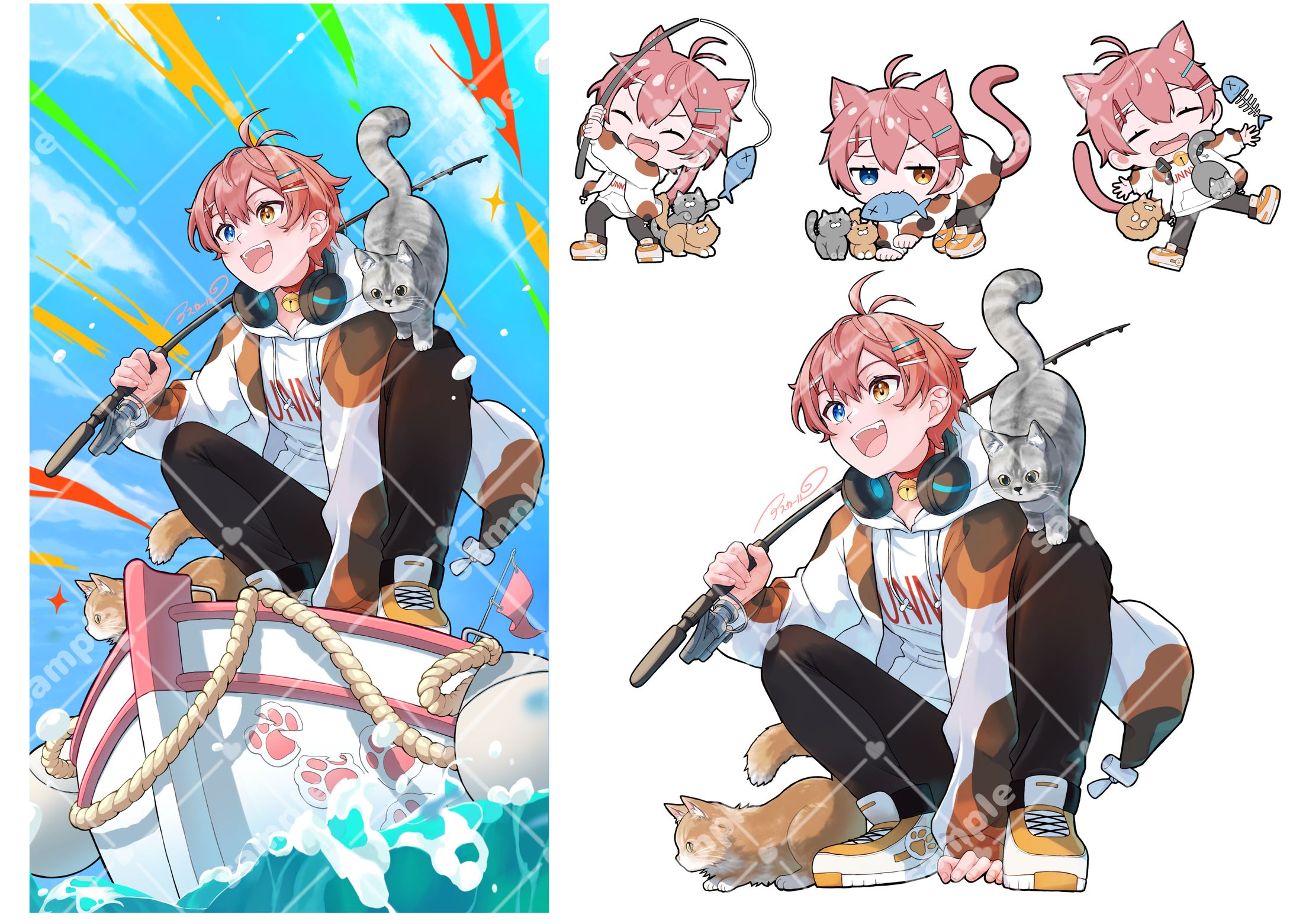 まろ様　2025年誕生日グッズ用イラスト制作-1