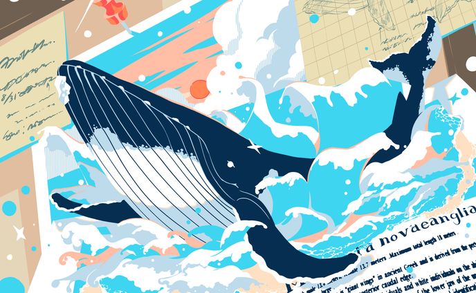 nostalgia「夕焼けクジラの挿絵」