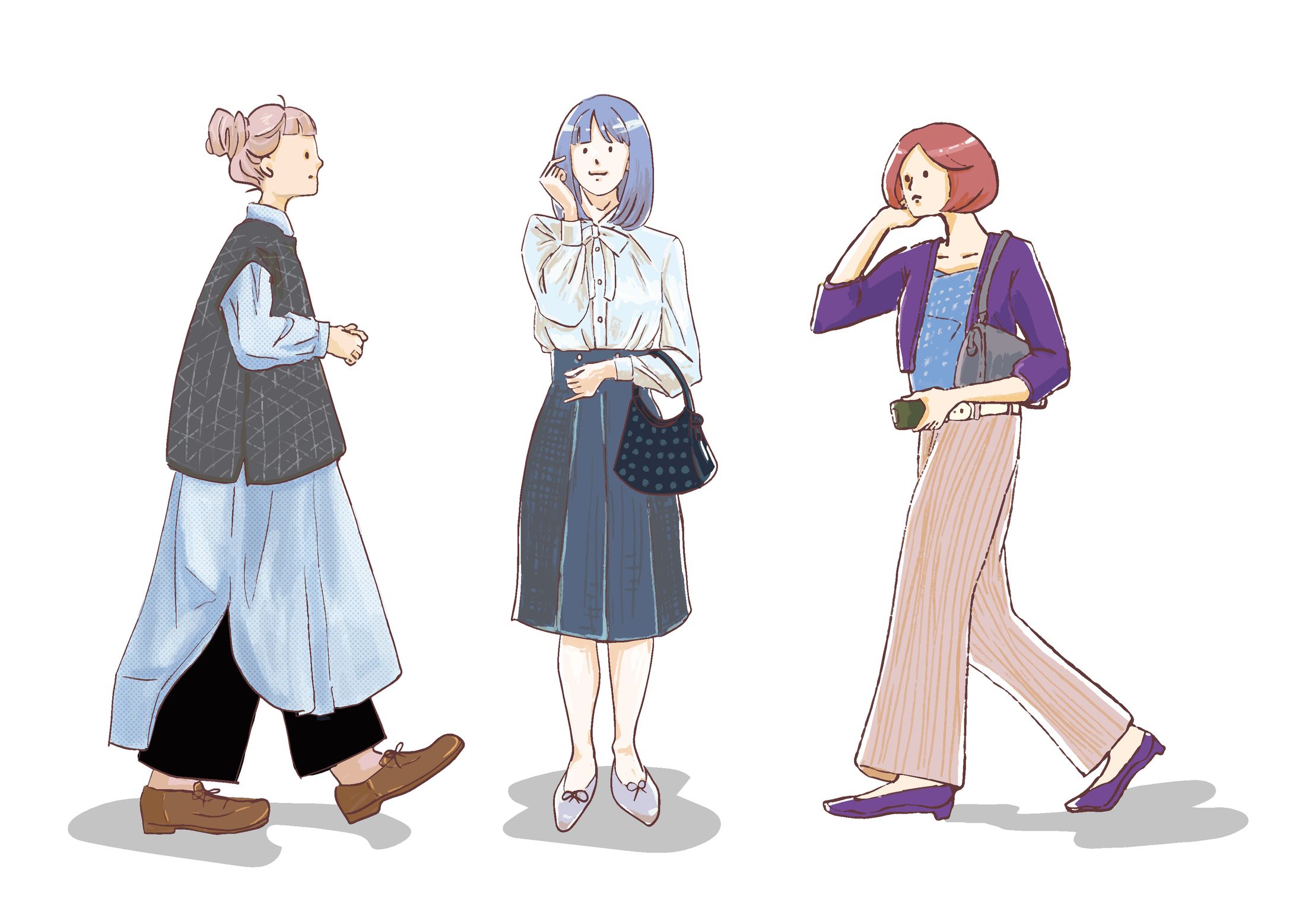 イラスト　女性-1