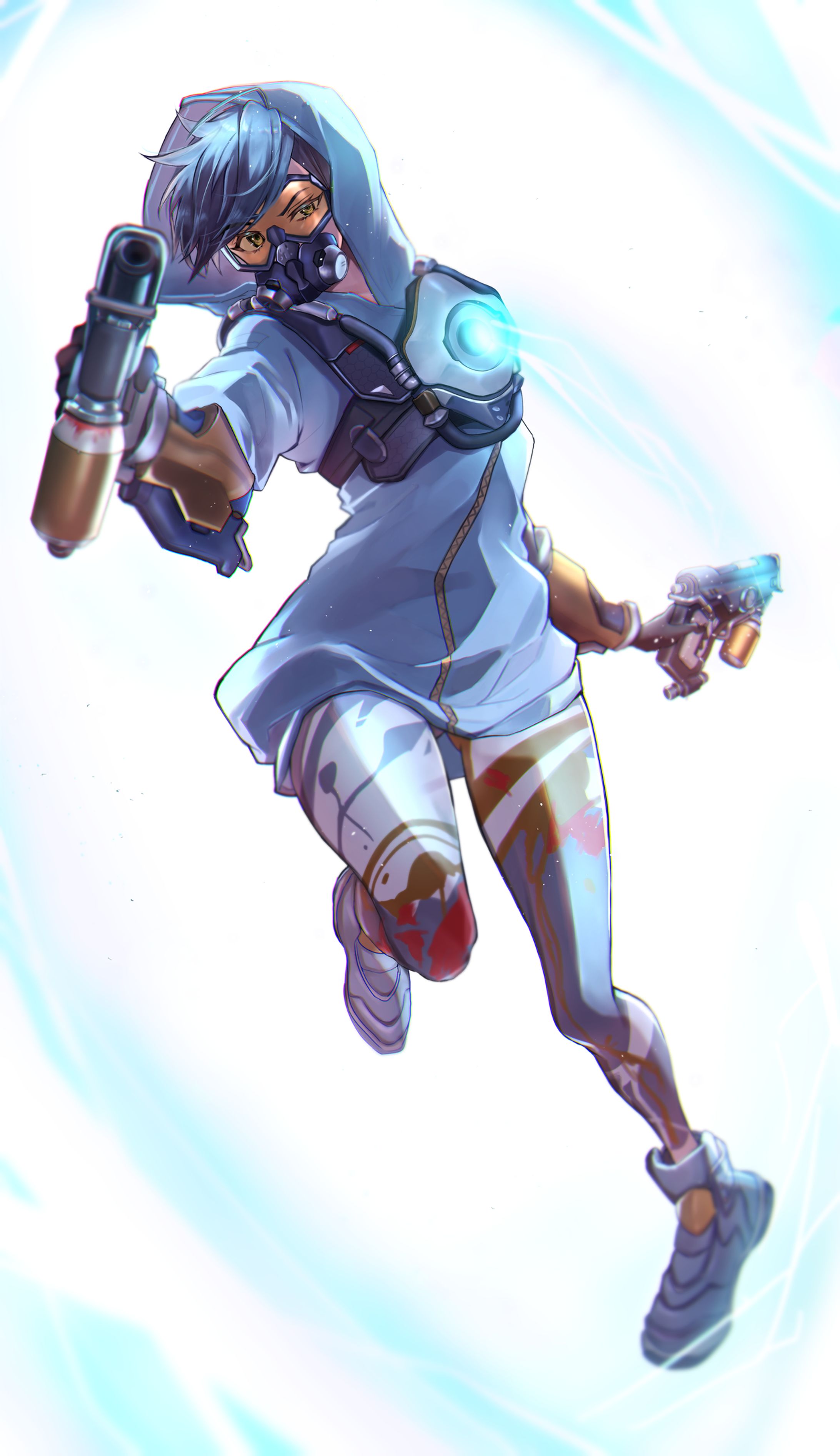 OVERWATCHのキャラクターであるトレーサーのファンアート-1