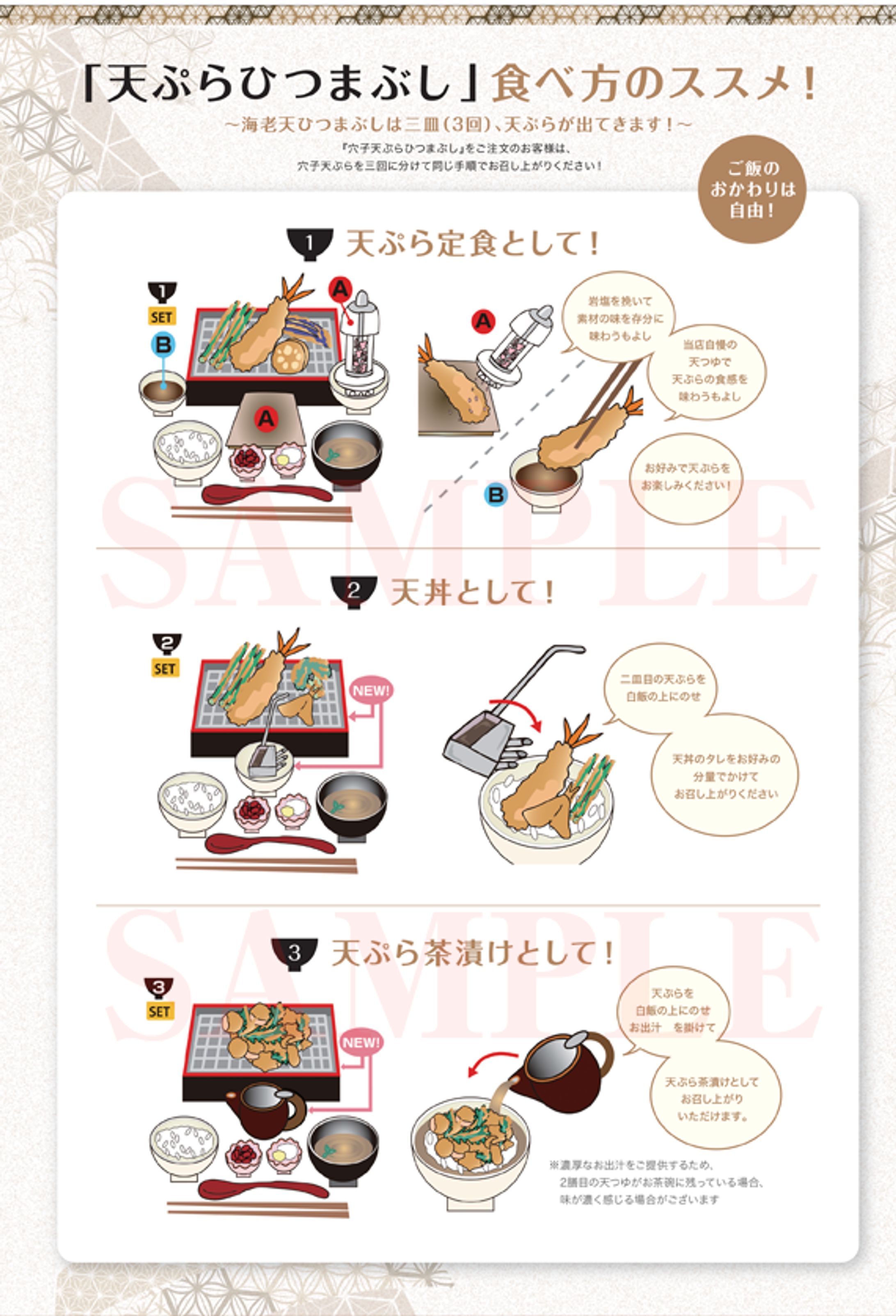 【イラスト】フードメニュー（インバウンド、訪日外国人向け）-1