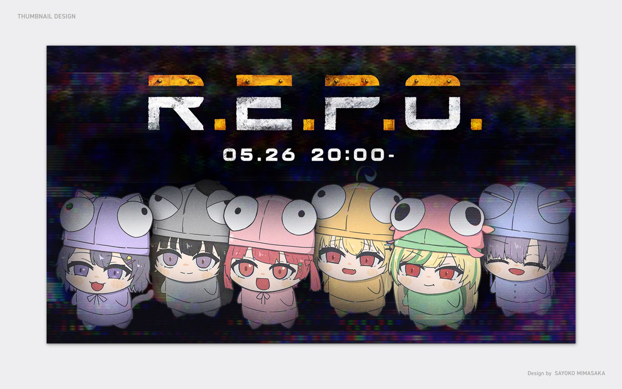 『R.E.P.O.』コラボ配信サムネイル-1
