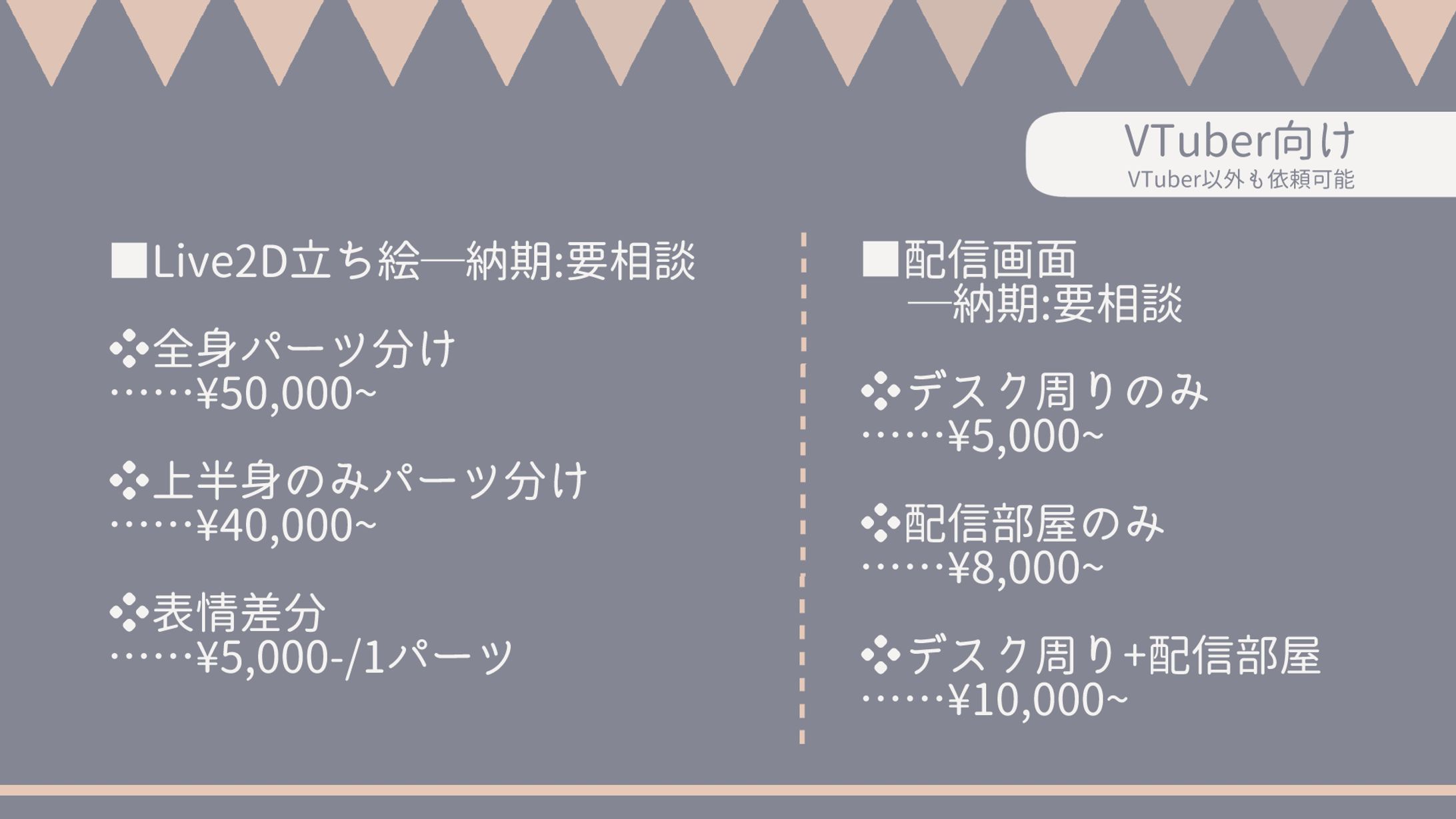 ご依頼について(2024年11月14日編集済み)