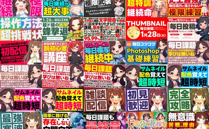 【DRIVE】サムネトレース課題30日継続