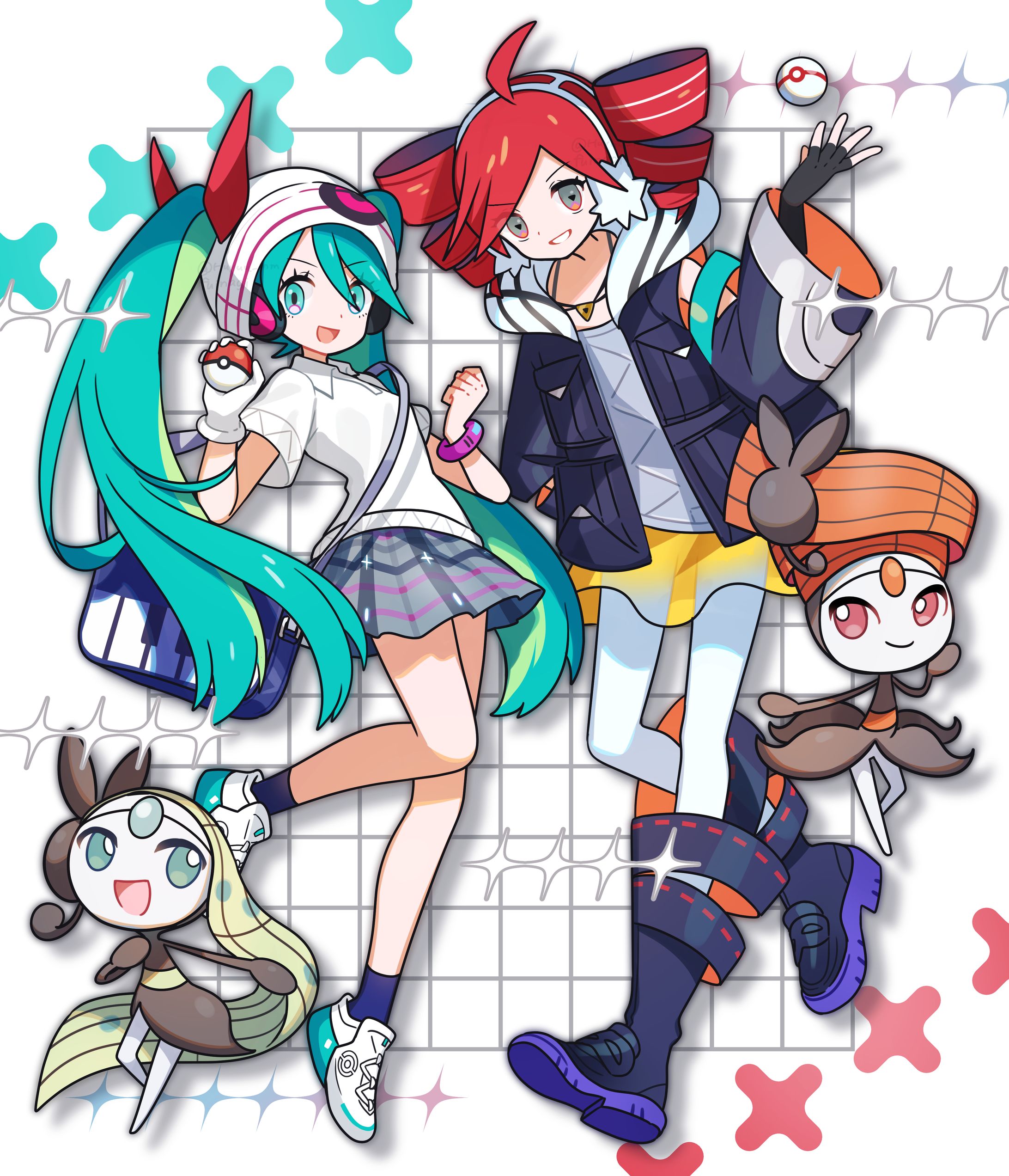 ポケミク二次創作(ファンアート)-1