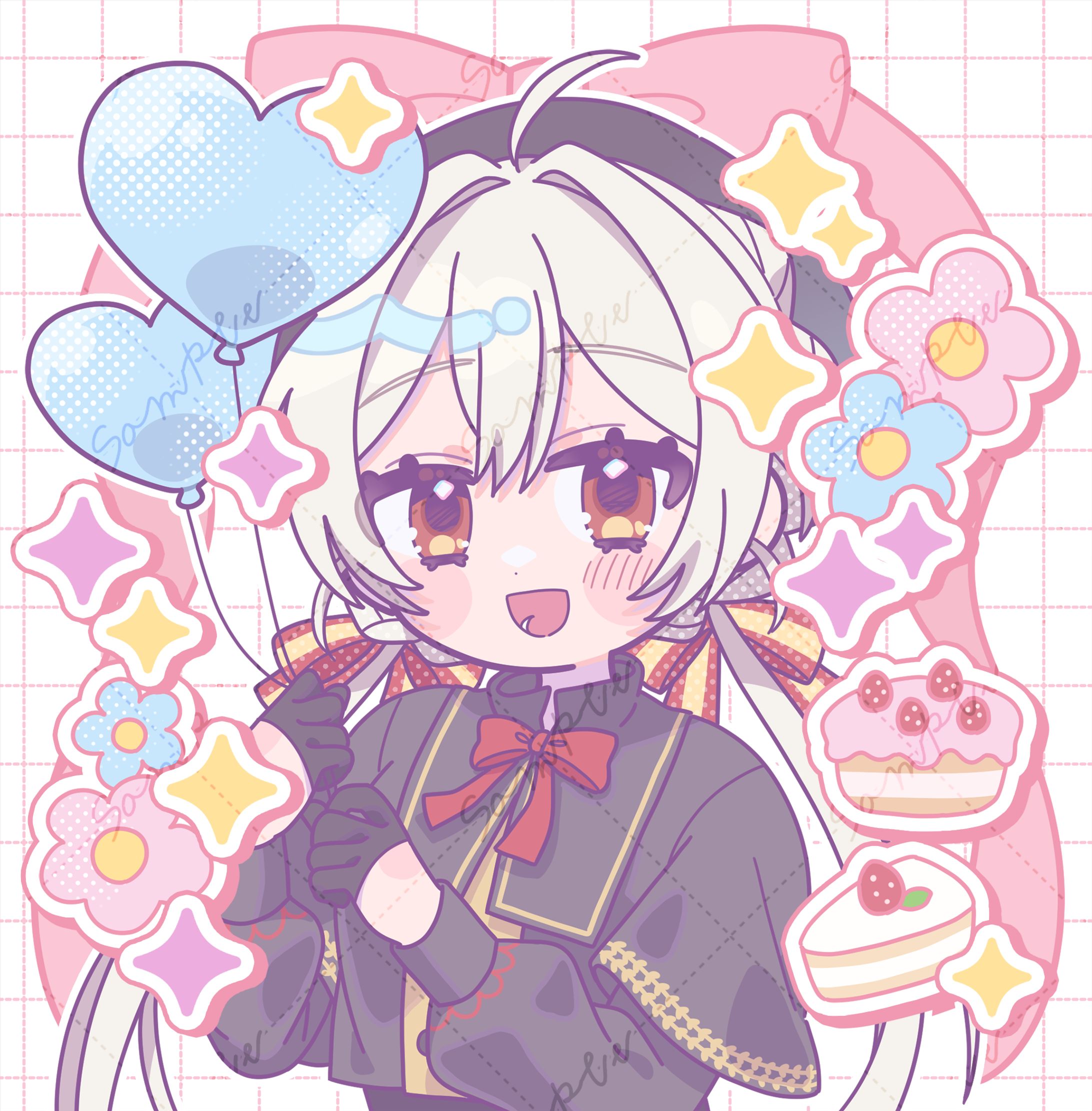 プリム・レイ・ブライト様 1周年記念イラスト-1