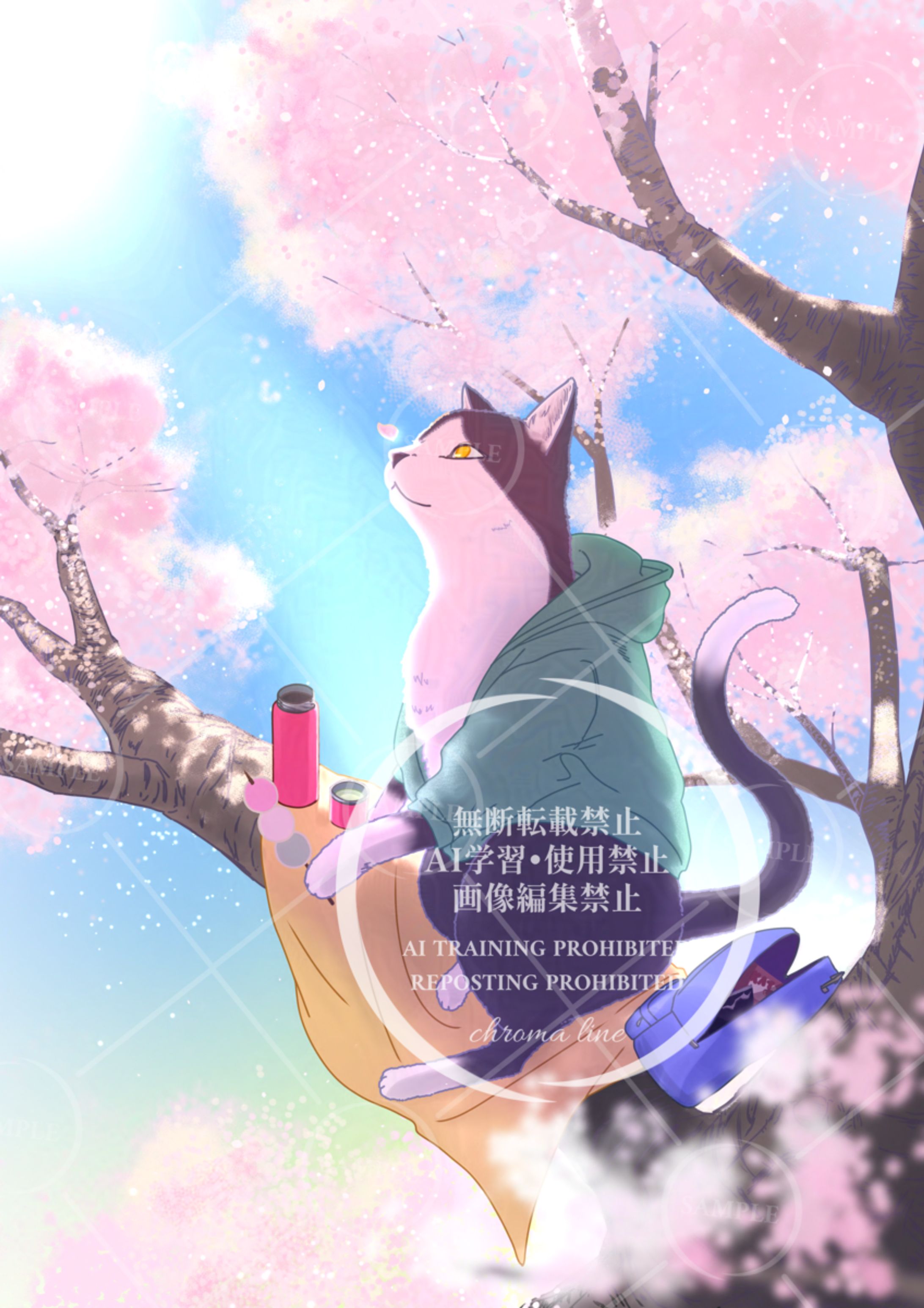 Maguneko＿cherry blossoms１-1