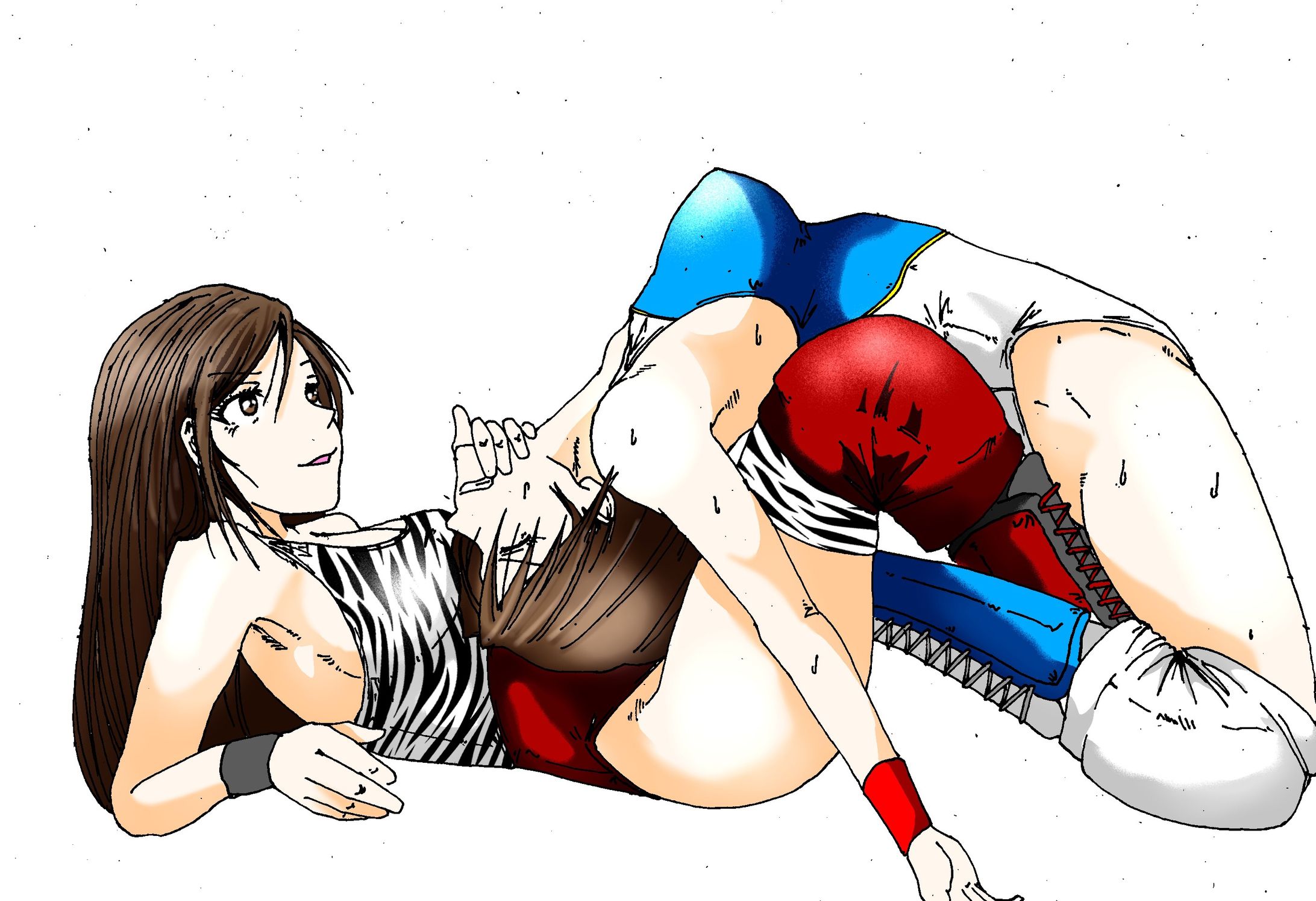 女子プロレスの技絵寄せ集め-1