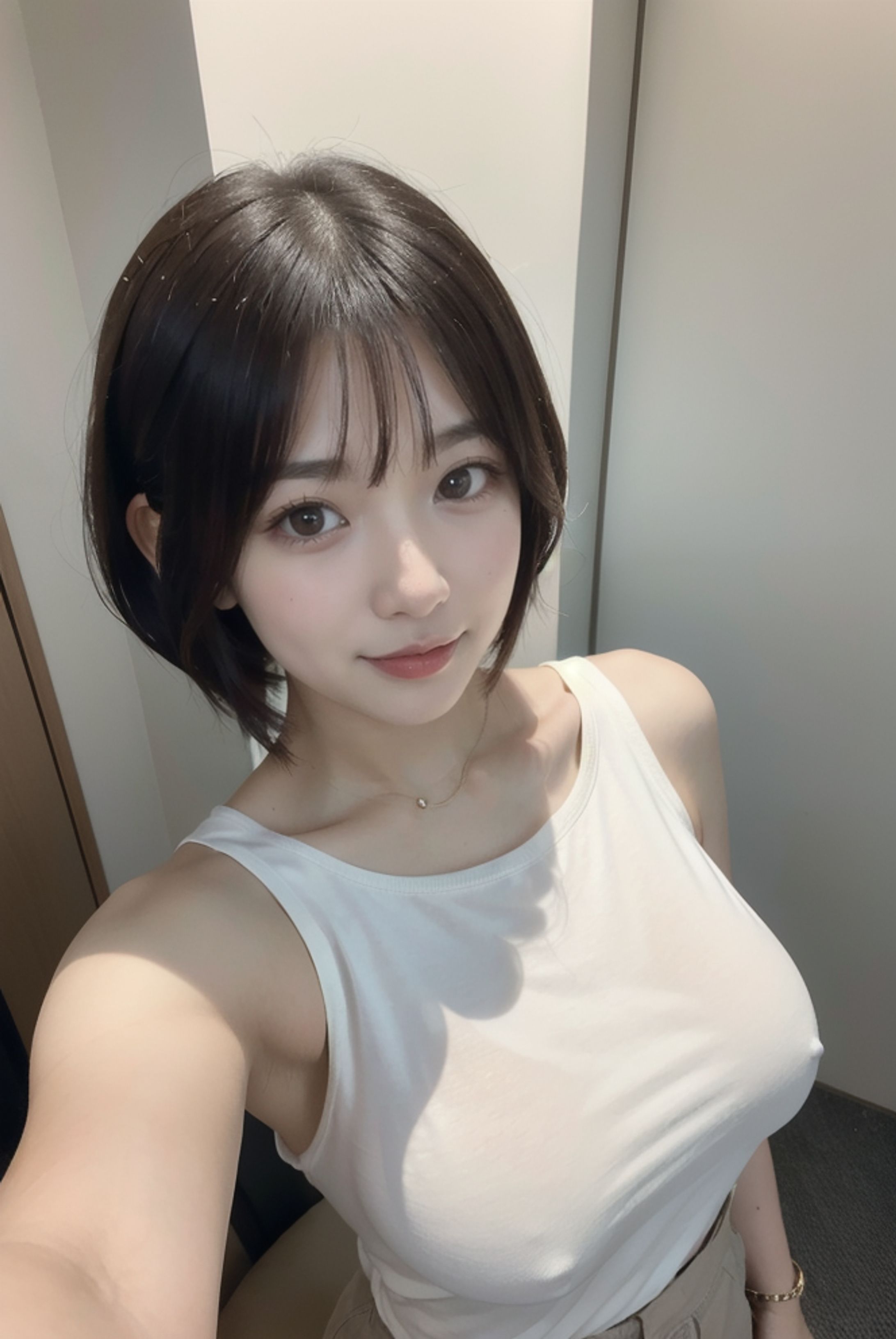 AI美女：自撮り-1