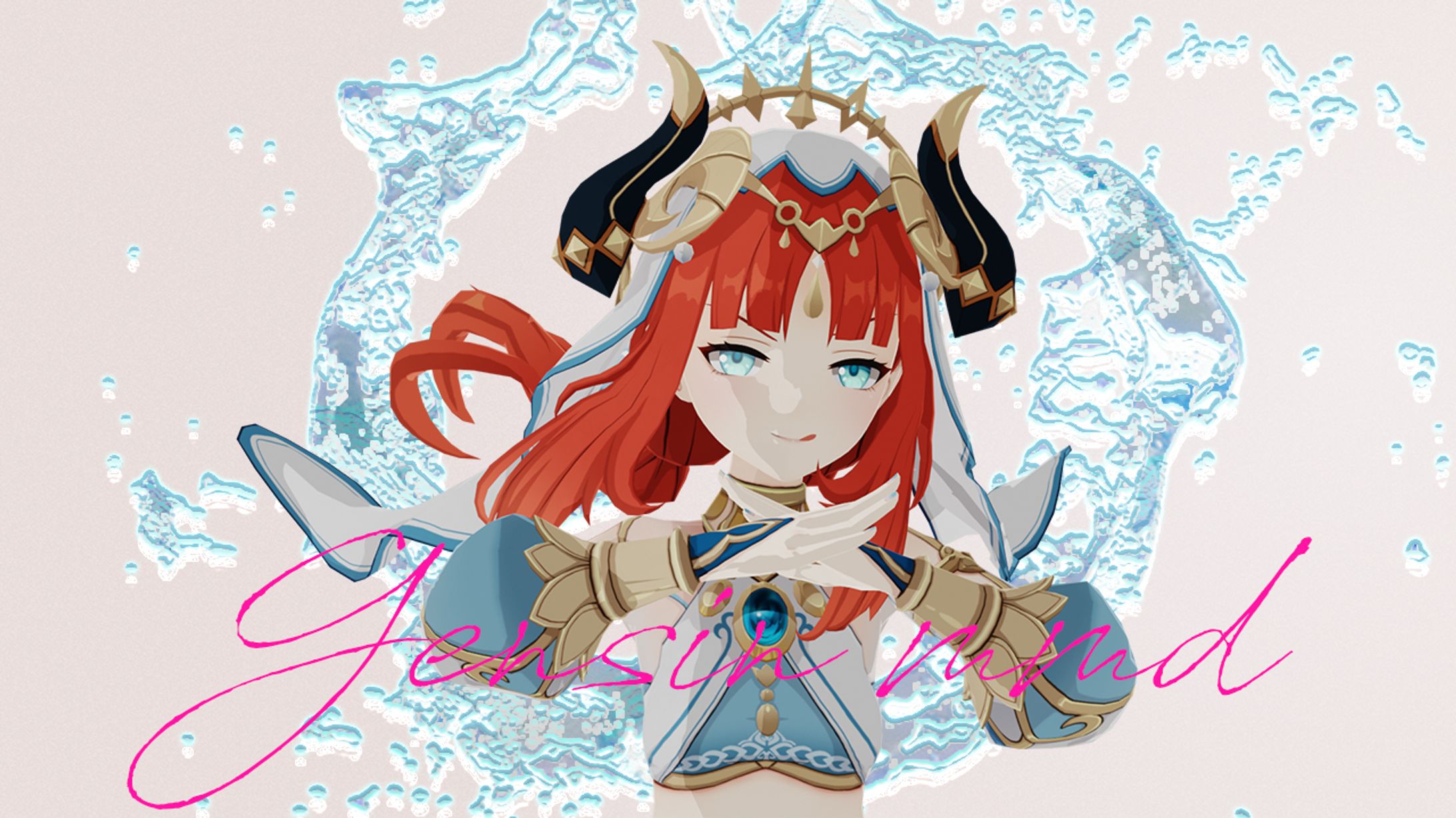 原神　MMD　サムネイル-1