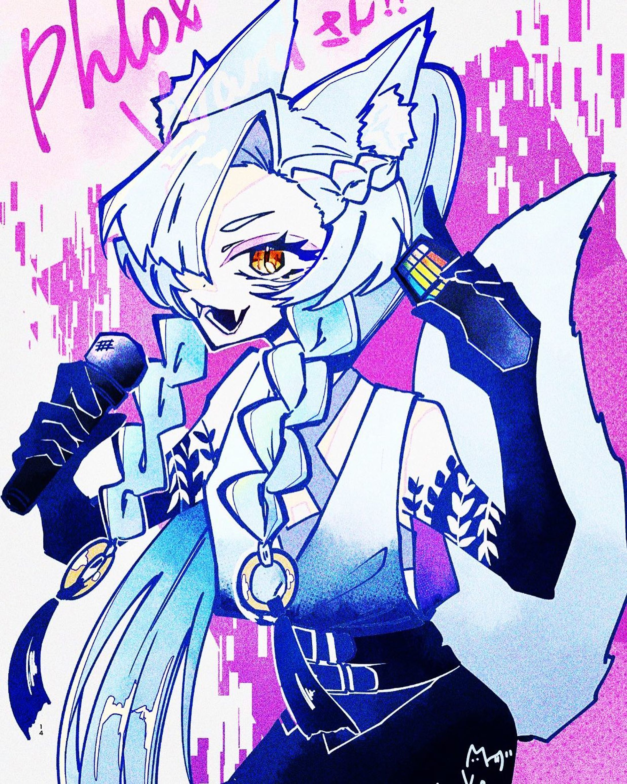 個人VtuberのPhlox Wardさまファンアート〜！可愛らしくて物腰丁寧なヴィラン系😈🌸
・
・
・
 #イラスト  #イラストグラム  #アート  #illustration  #illust  #drawing #artist #art  #artwork  #vtuber-1