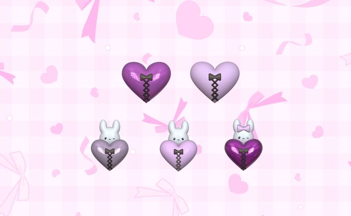 3D風バッジ　サンプル