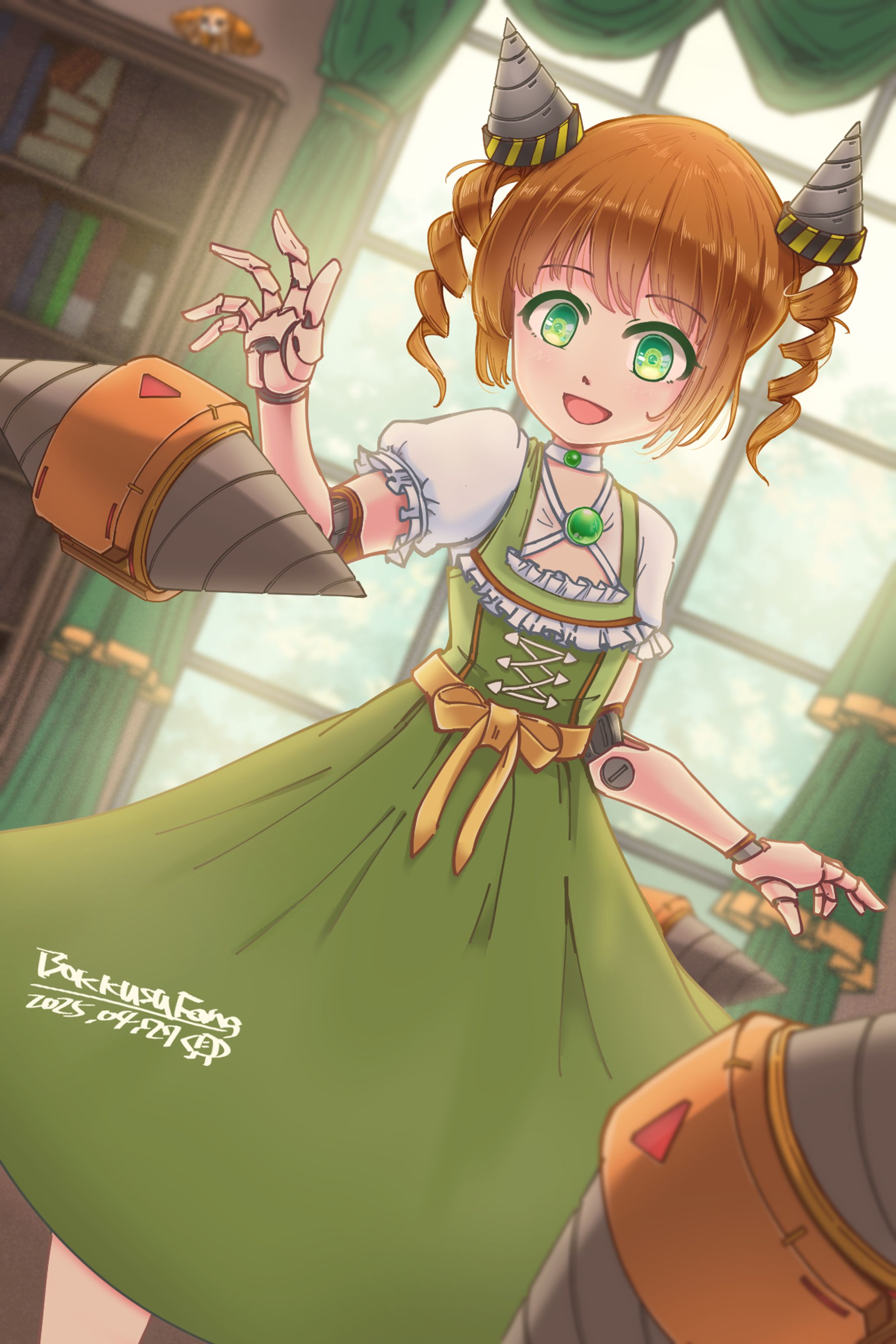 插畫 - 人姬編號：可頌麵包小可-1