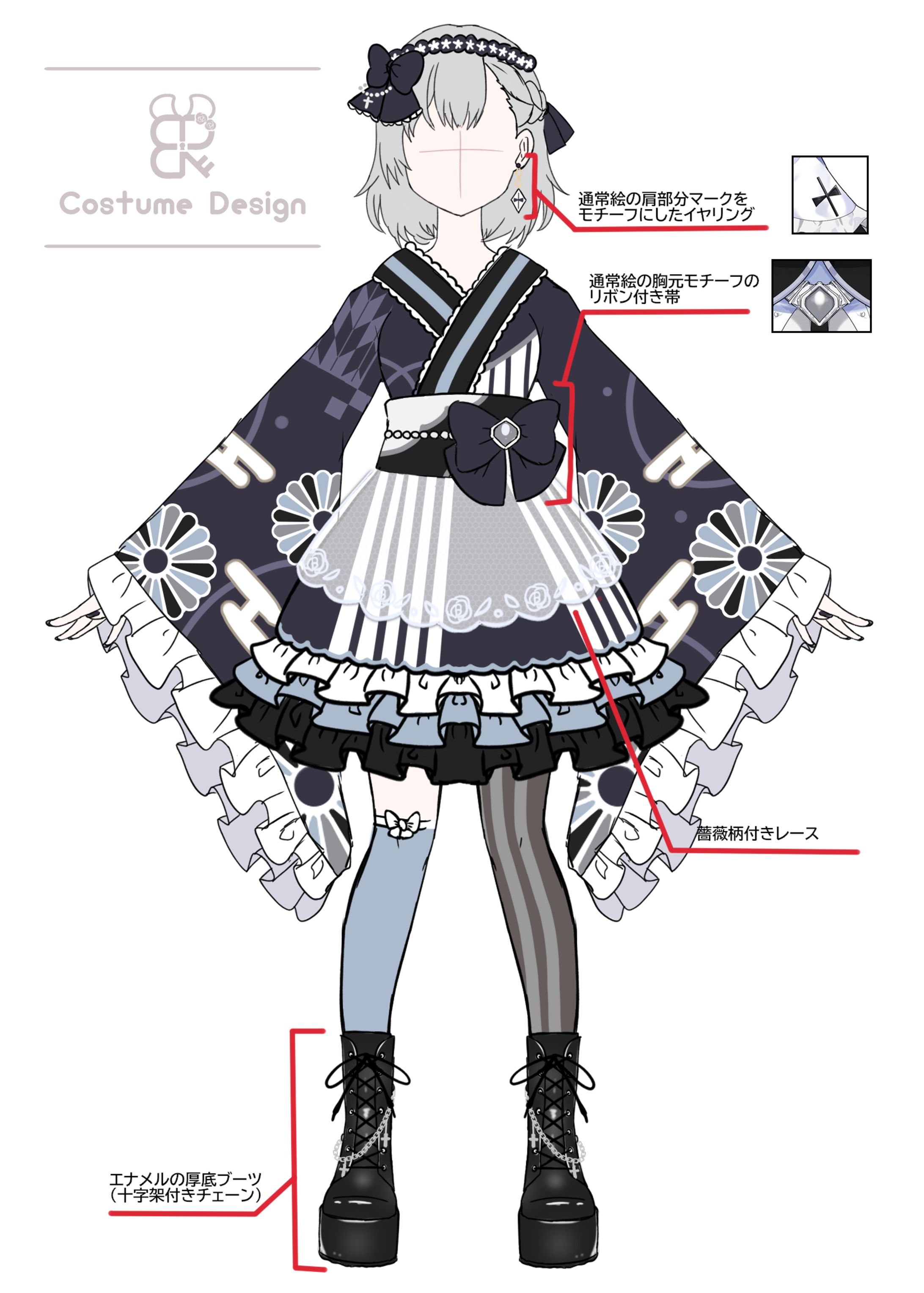 ゆるる様│衣装デザイン-1