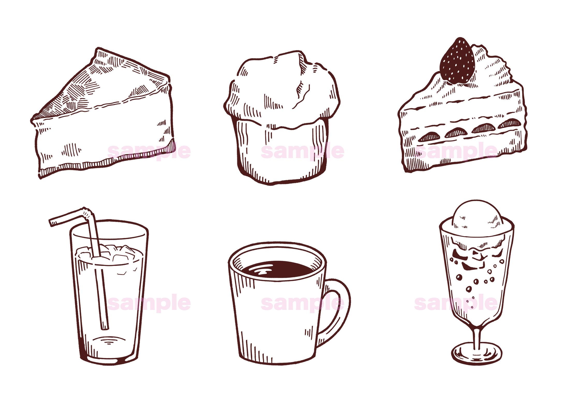 シンプルカフェイラスト-1