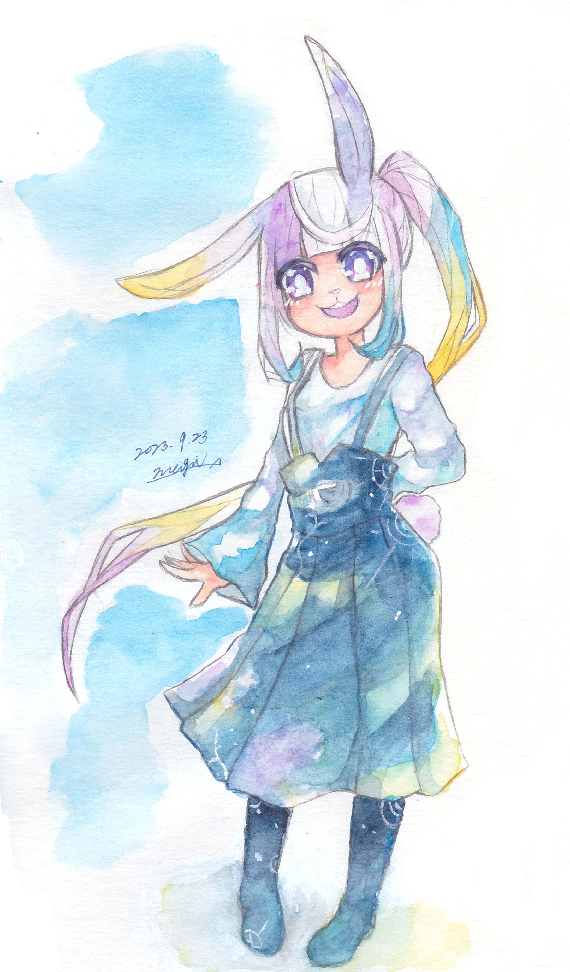 オリジナルイラスト（アナログ）-1