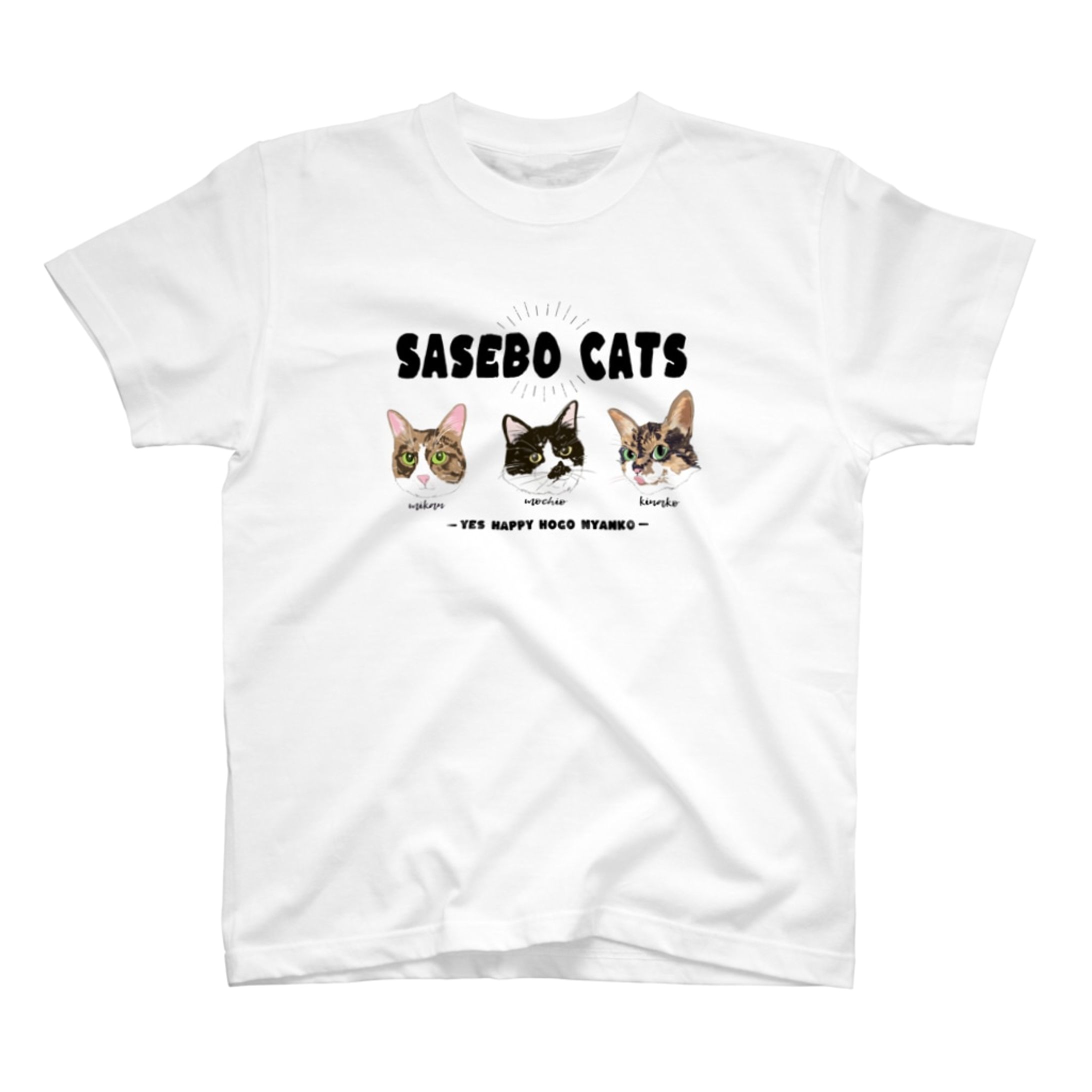 保護猫ボランティアTシャツ-1