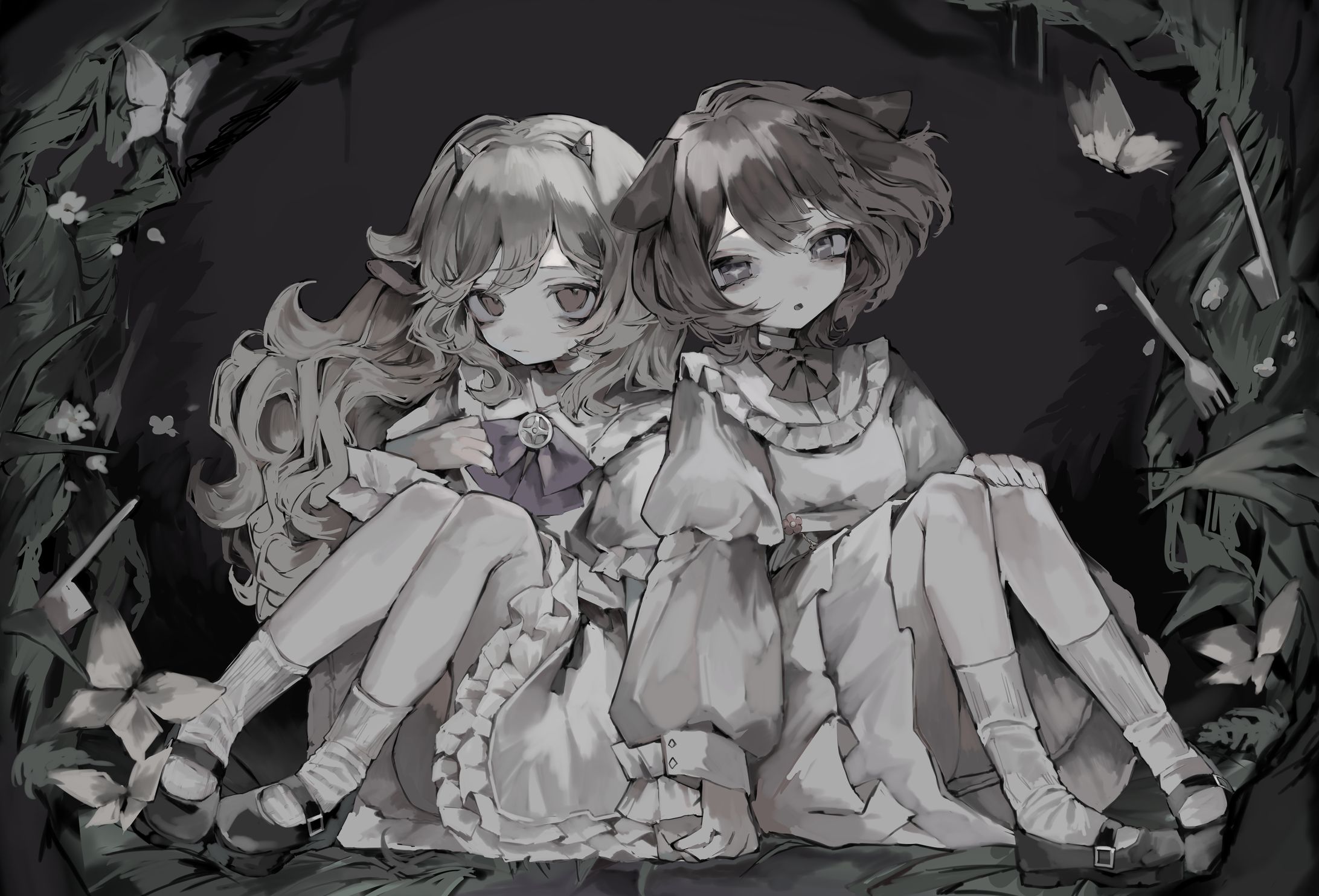 柚子様×幽可様【食虫植物】coverイラスト-1