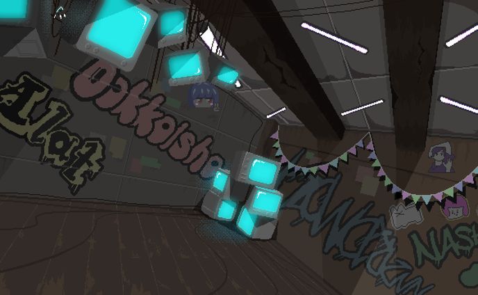 とくべつな日常 メインビジュアルドット絵制作