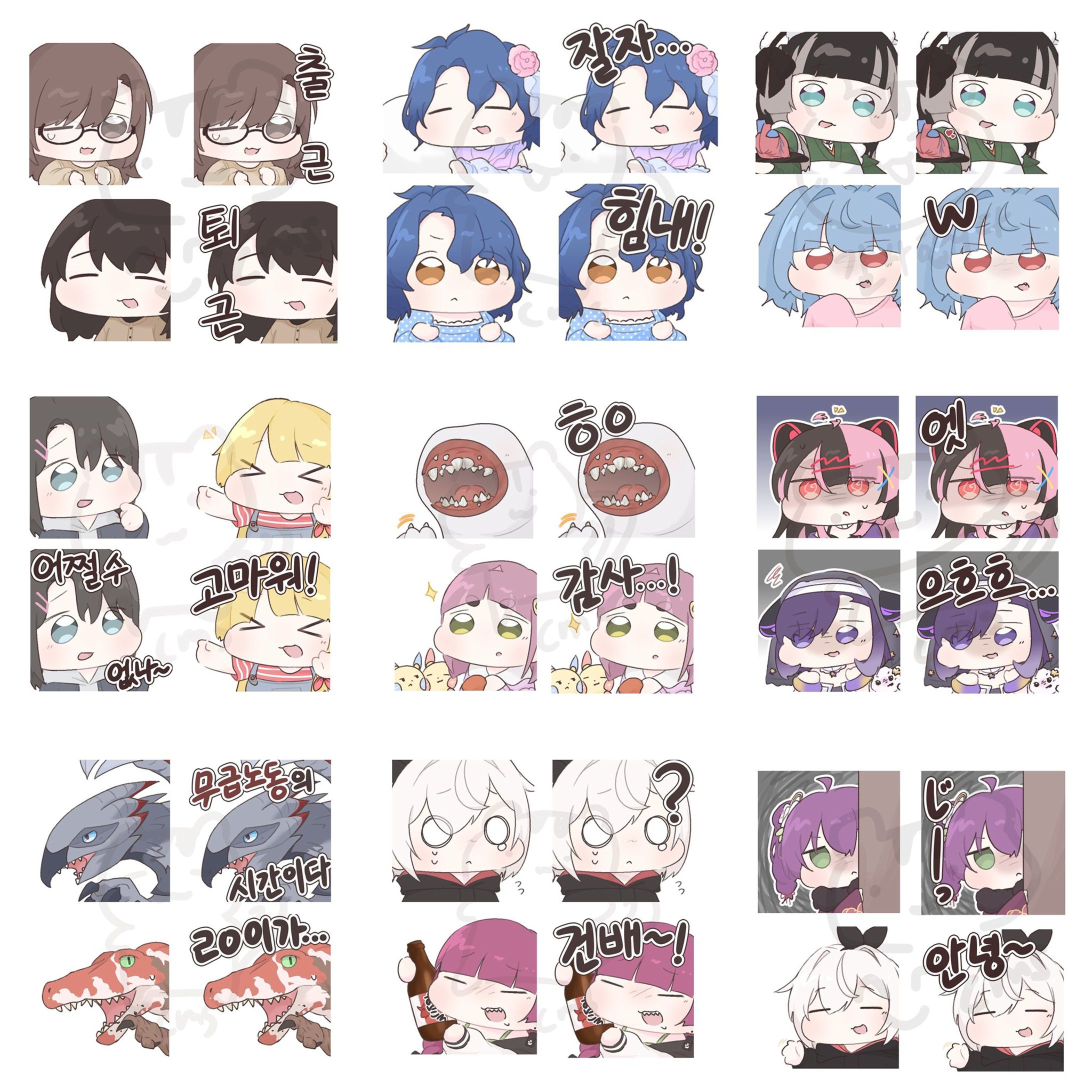 【絵文字風イラスト】-1