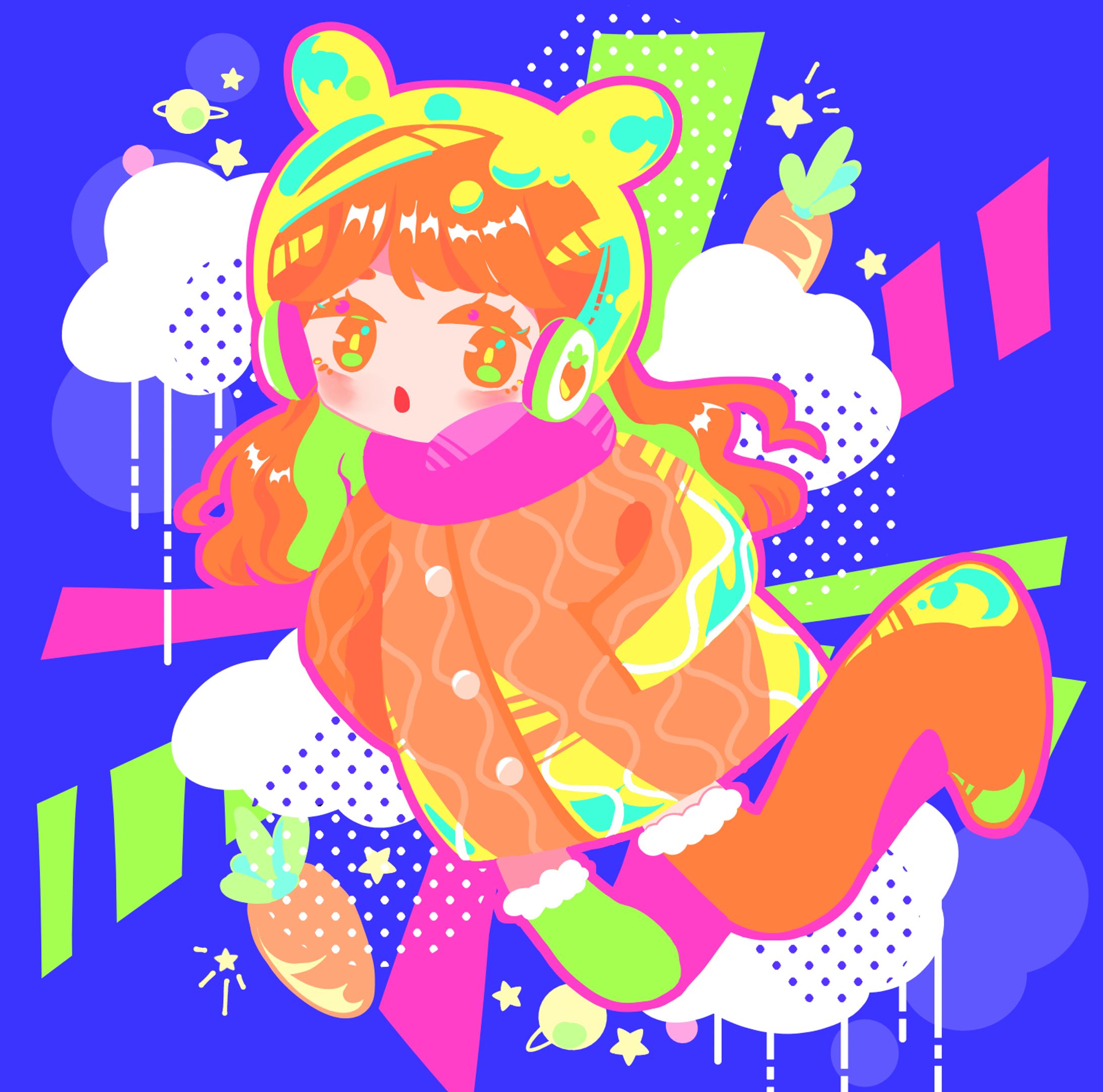 ☁️🎧🐇絵文字キャラデザ-1