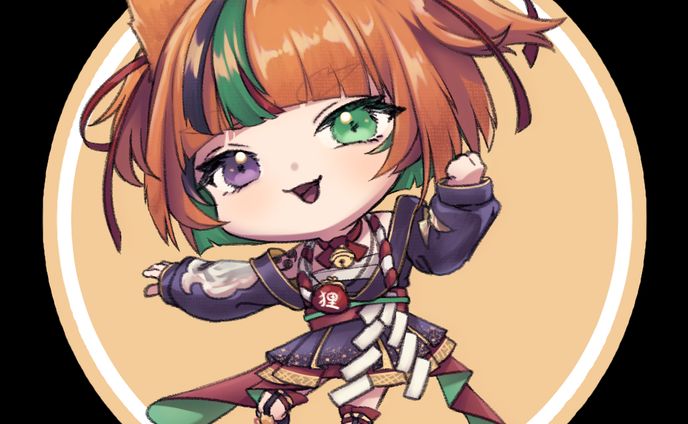 【Vtuber_FA】遊狸かなな様 SD