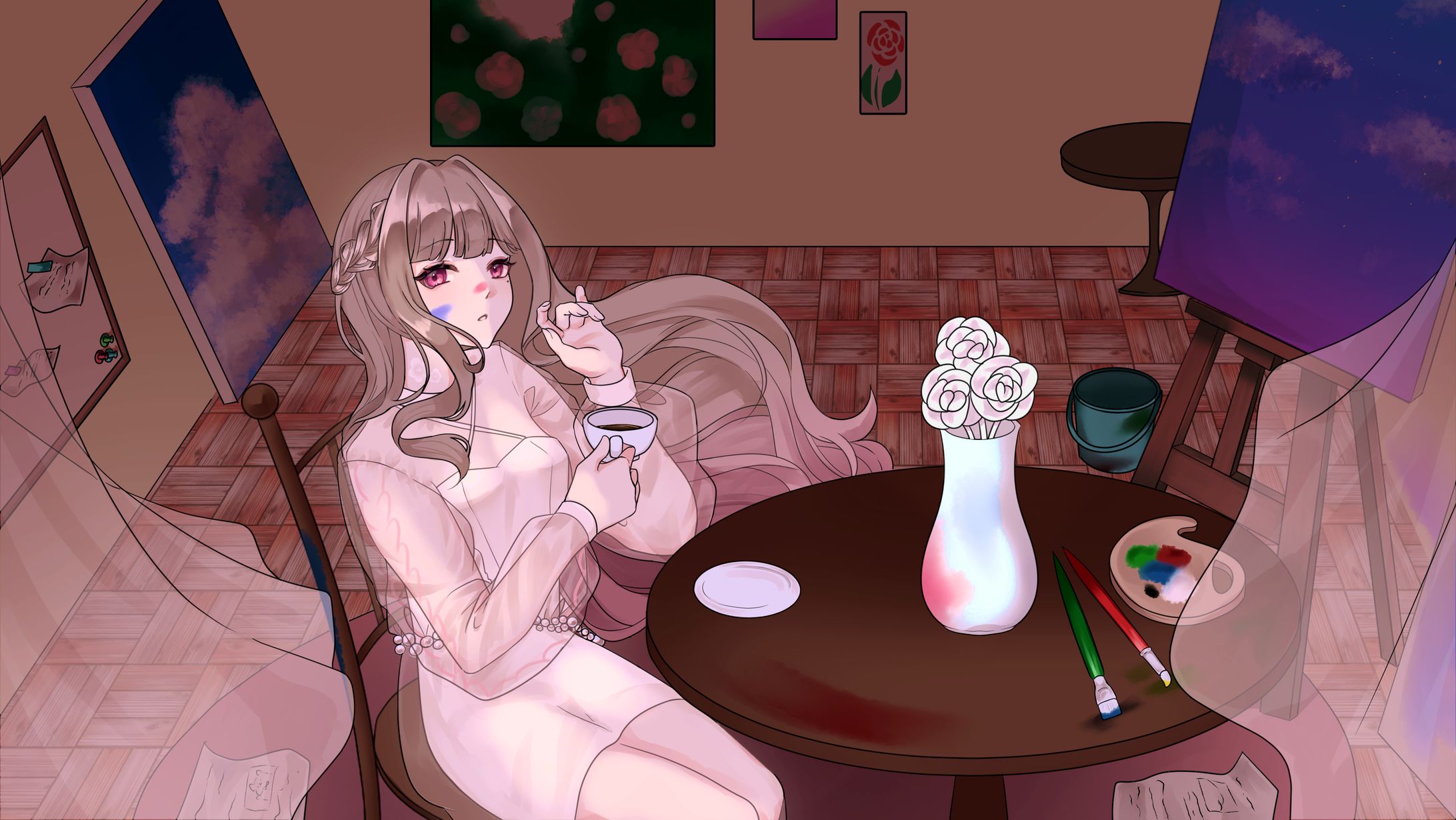 歌い手様 MV用イラスト-1