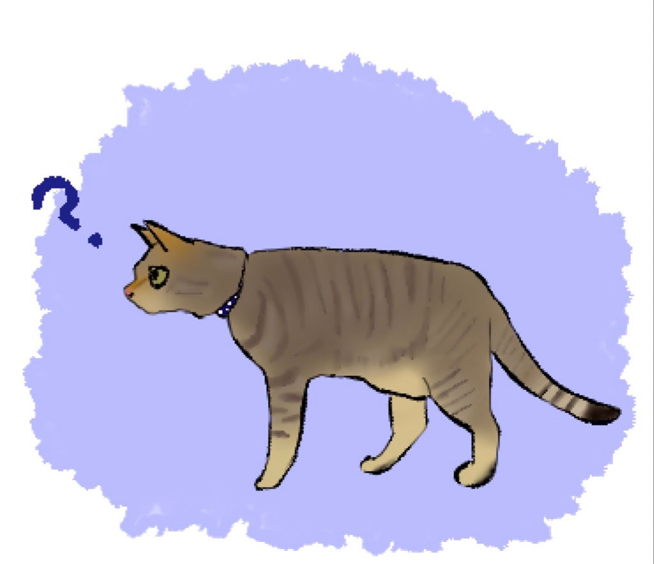 LINEスタンプ風猫⑤-1