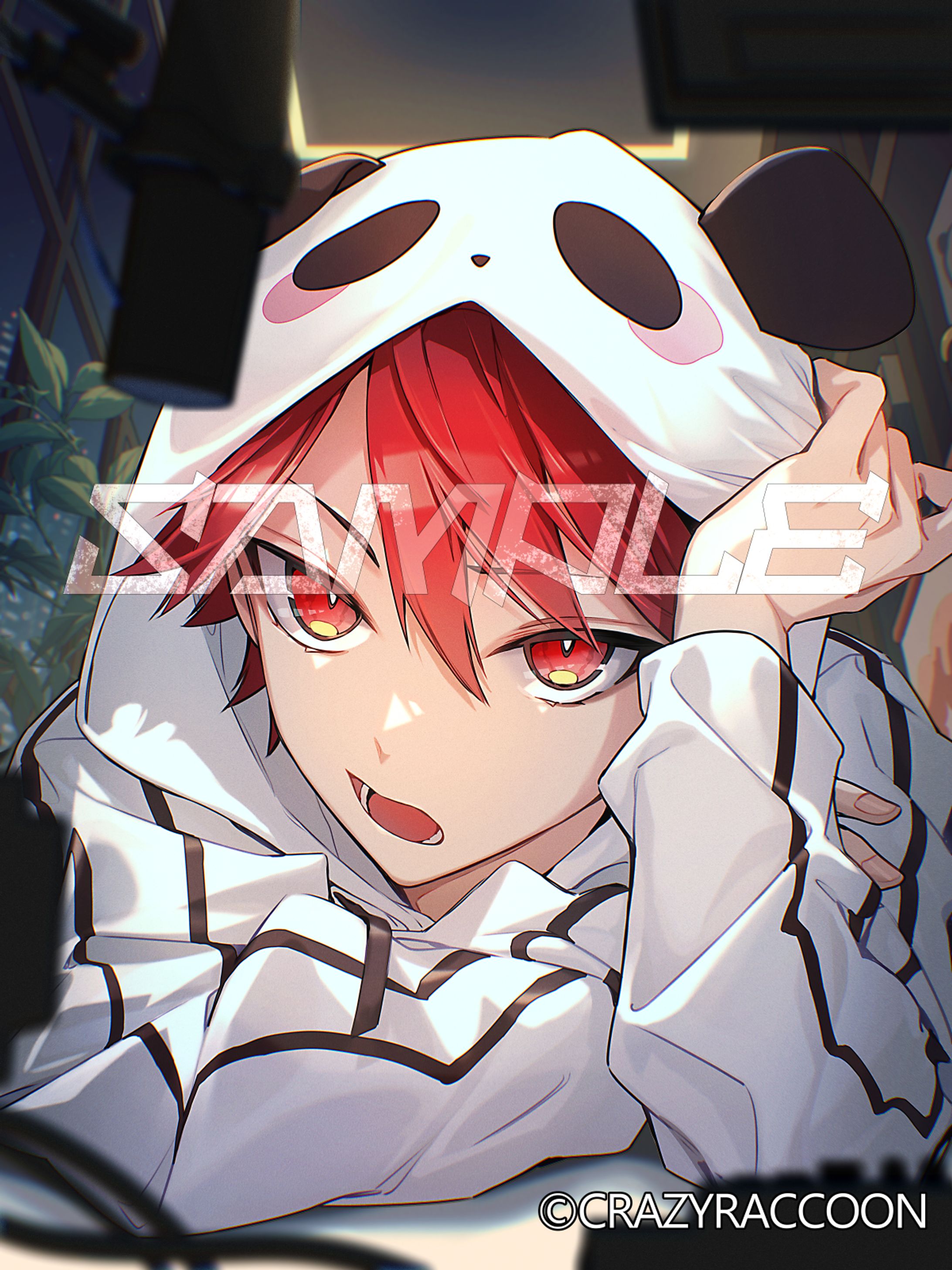 Crazy Raccoon所属rion様誕生日記念グッズ(カードイラスト)-1