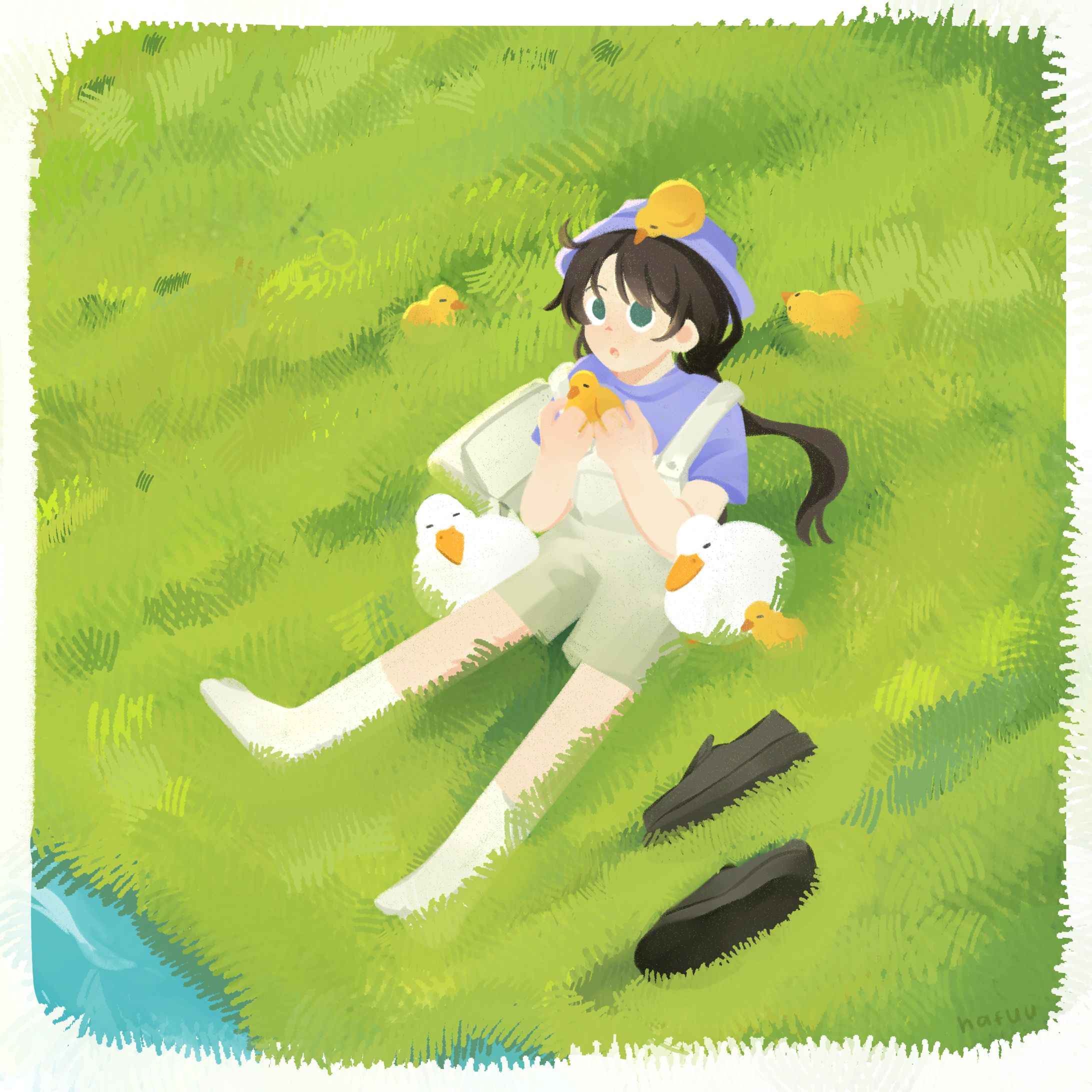 OC | Naru with quack quack-1