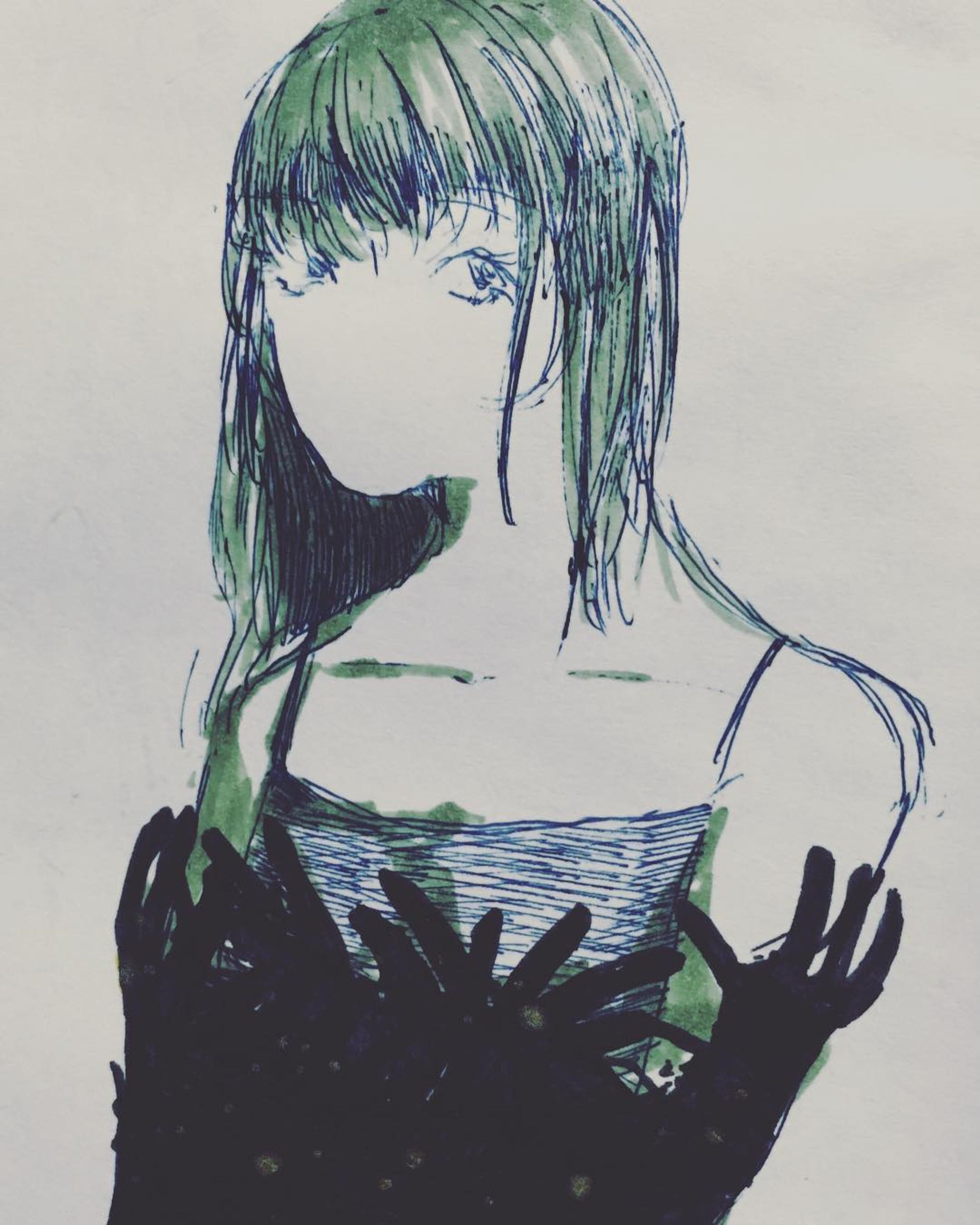 #アナログイラスト  #illustration  #イラスト-1