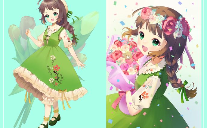 森野楓椛さま 立ち絵＆生誕イラスト
