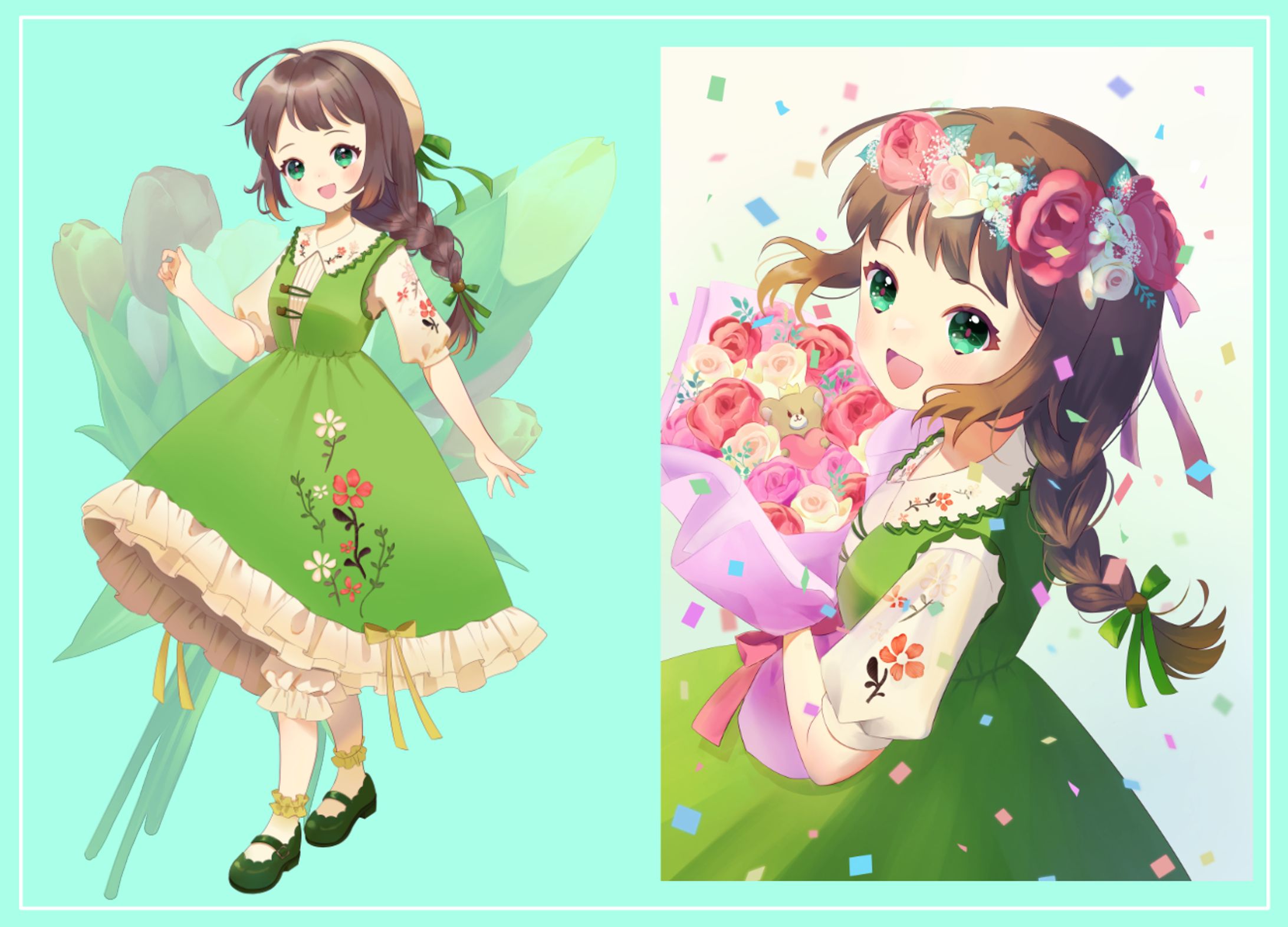 森野楓椛さま 立ち絵＆生誕イラスト-1