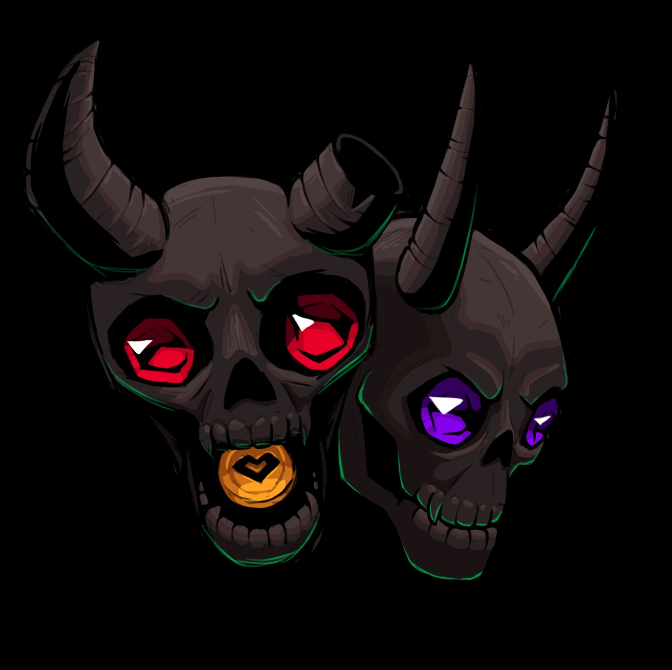 skulls inspired by hades (game)-1