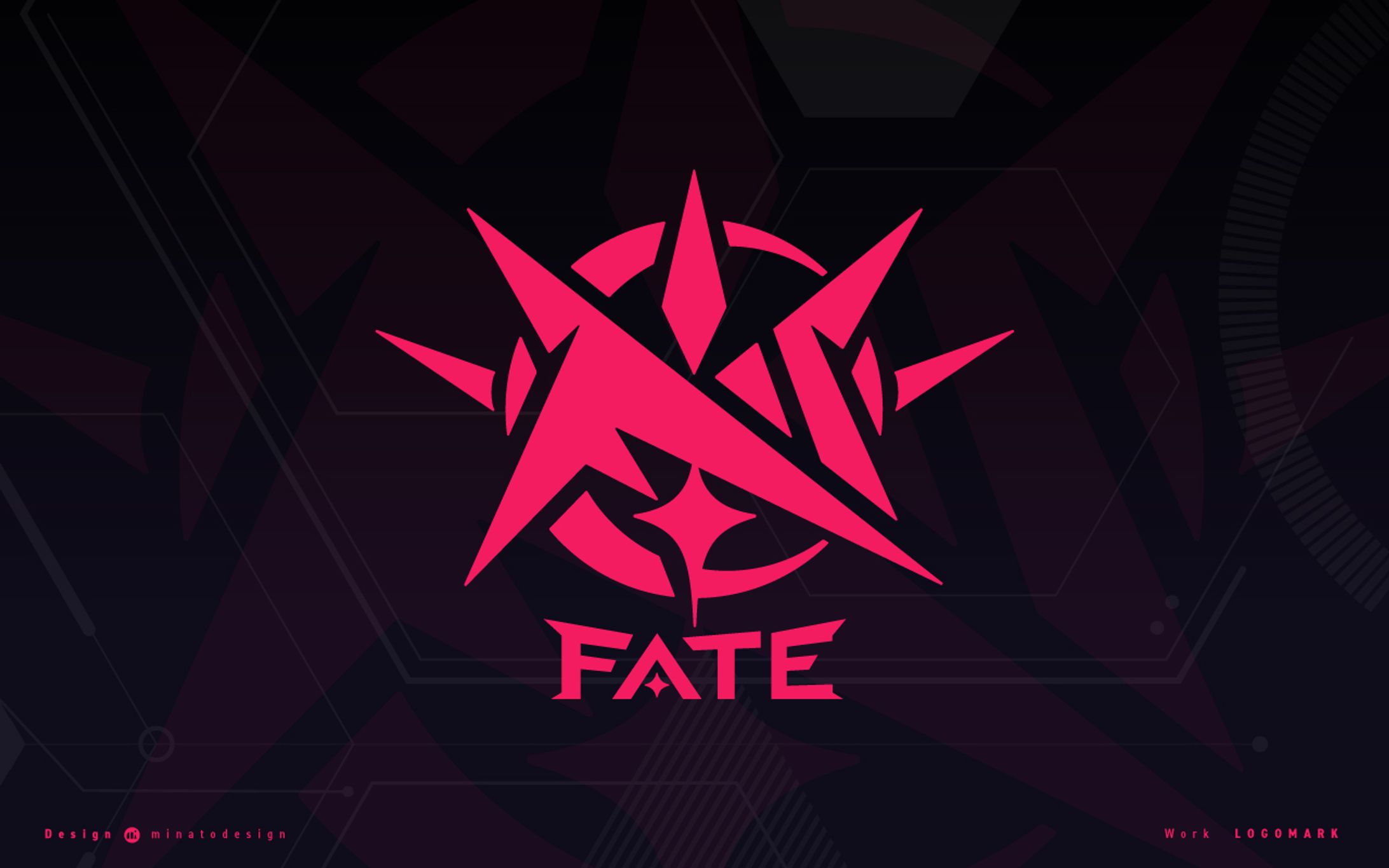 VEE Dev-f 同期ユニット「FATE」のシンボルロゴ-1