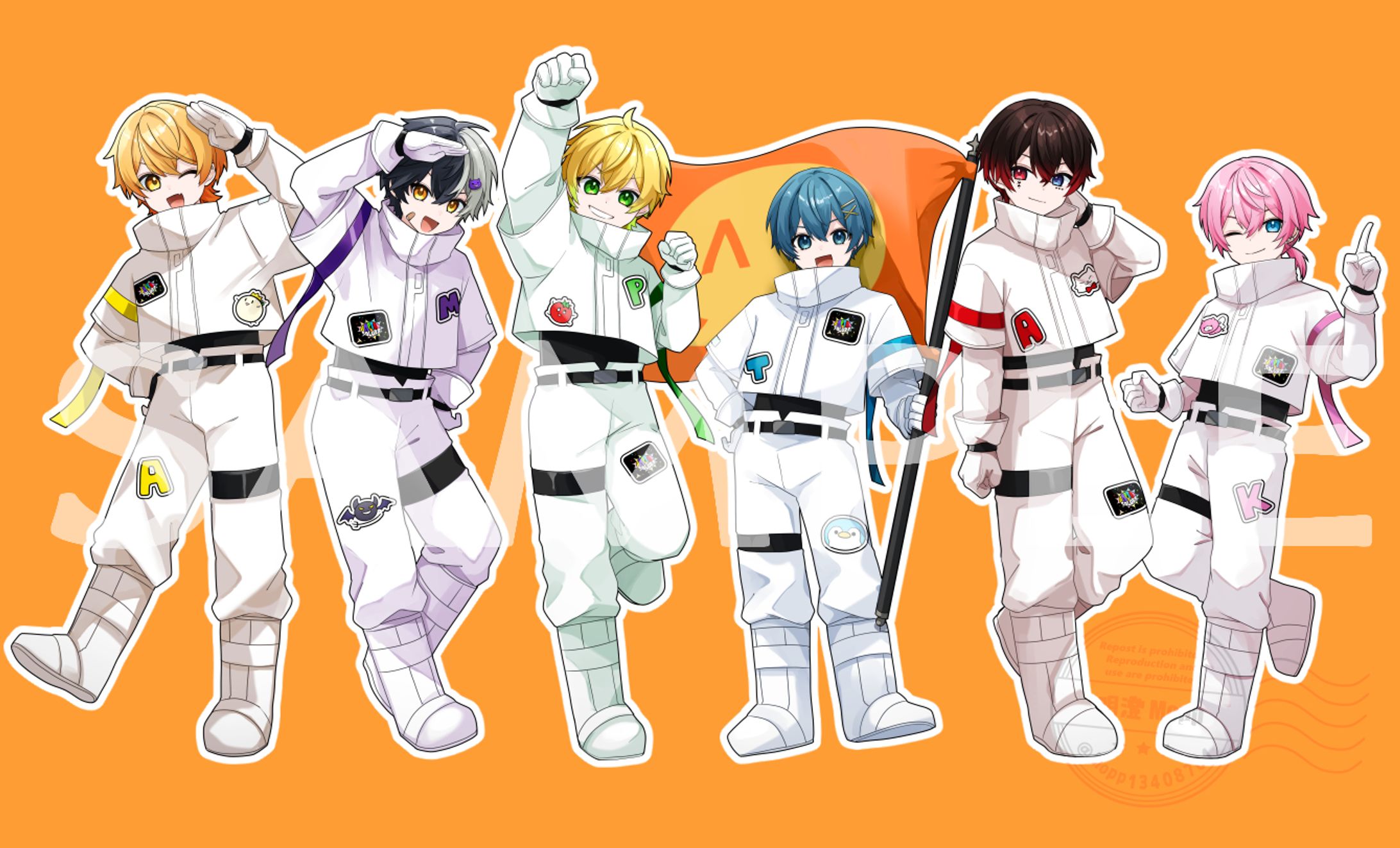 YouTube　歌ってみたイラスト-1