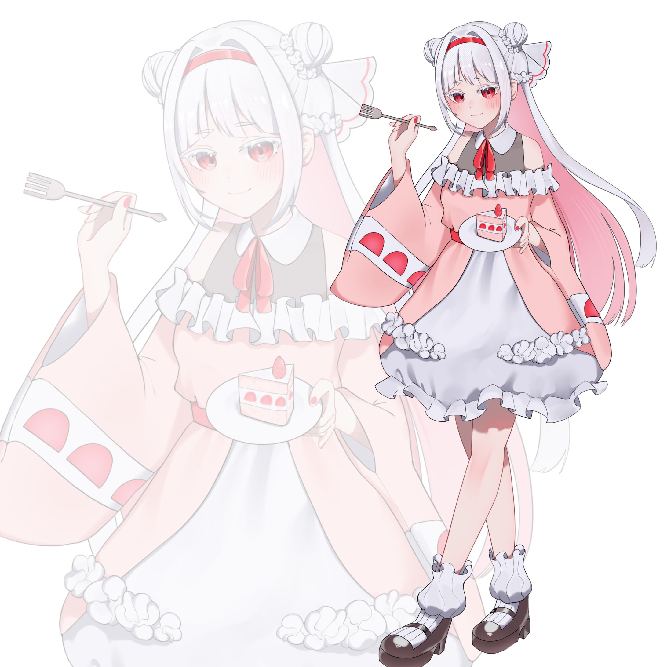 ショートケーキちゃん 立ち絵 SD 胸上-1