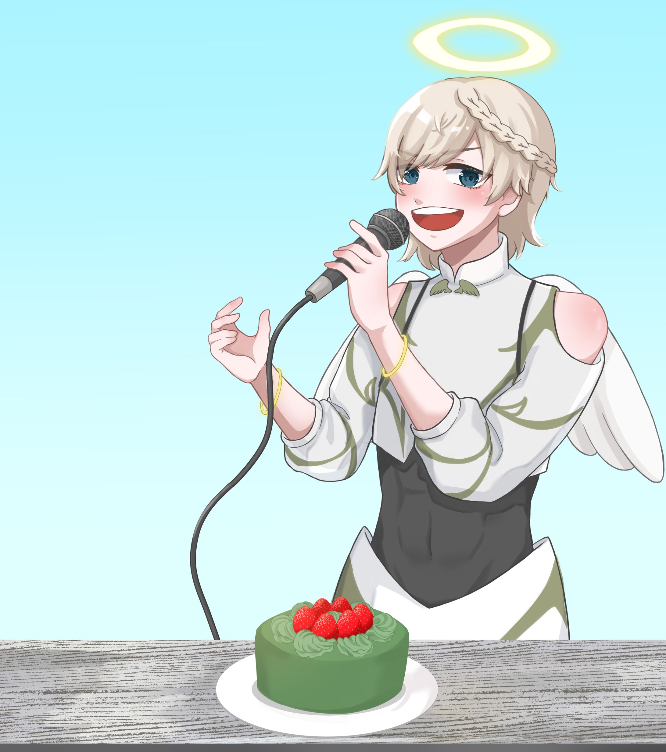 サムネイラスト、配信素材　旧シーカー・ルクセンドさん誕生日配信-1
